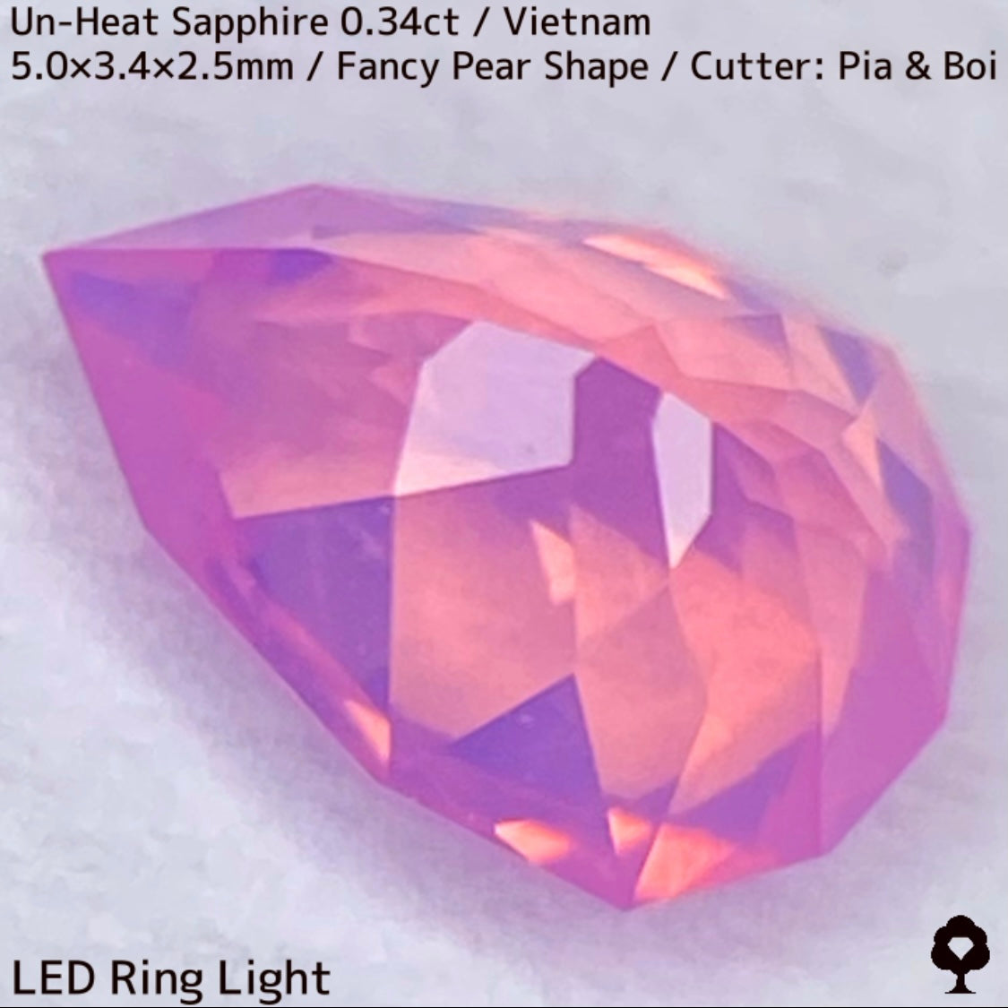 Un-Heat Sapphire 0.34ct / Vietnam