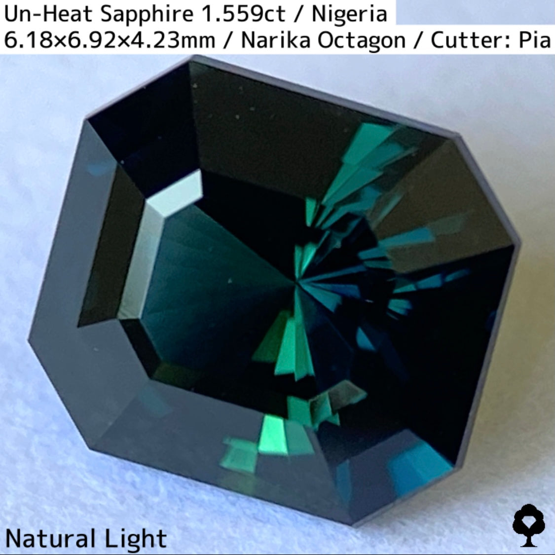 Un-Heat Sapphire 1.559ct / Nigeria
