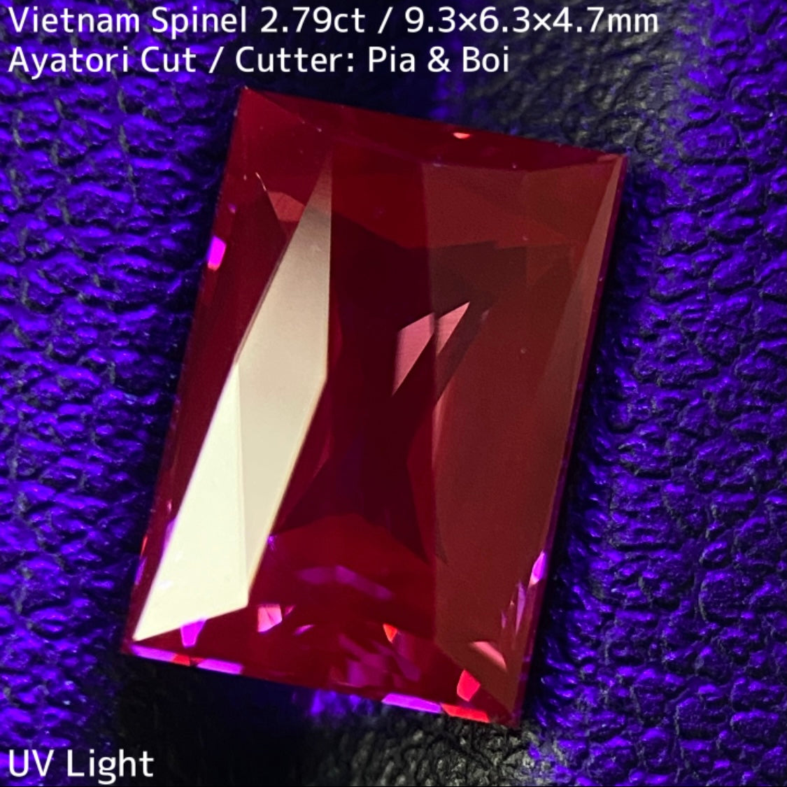 Spinel 2.788ct / Vietnam