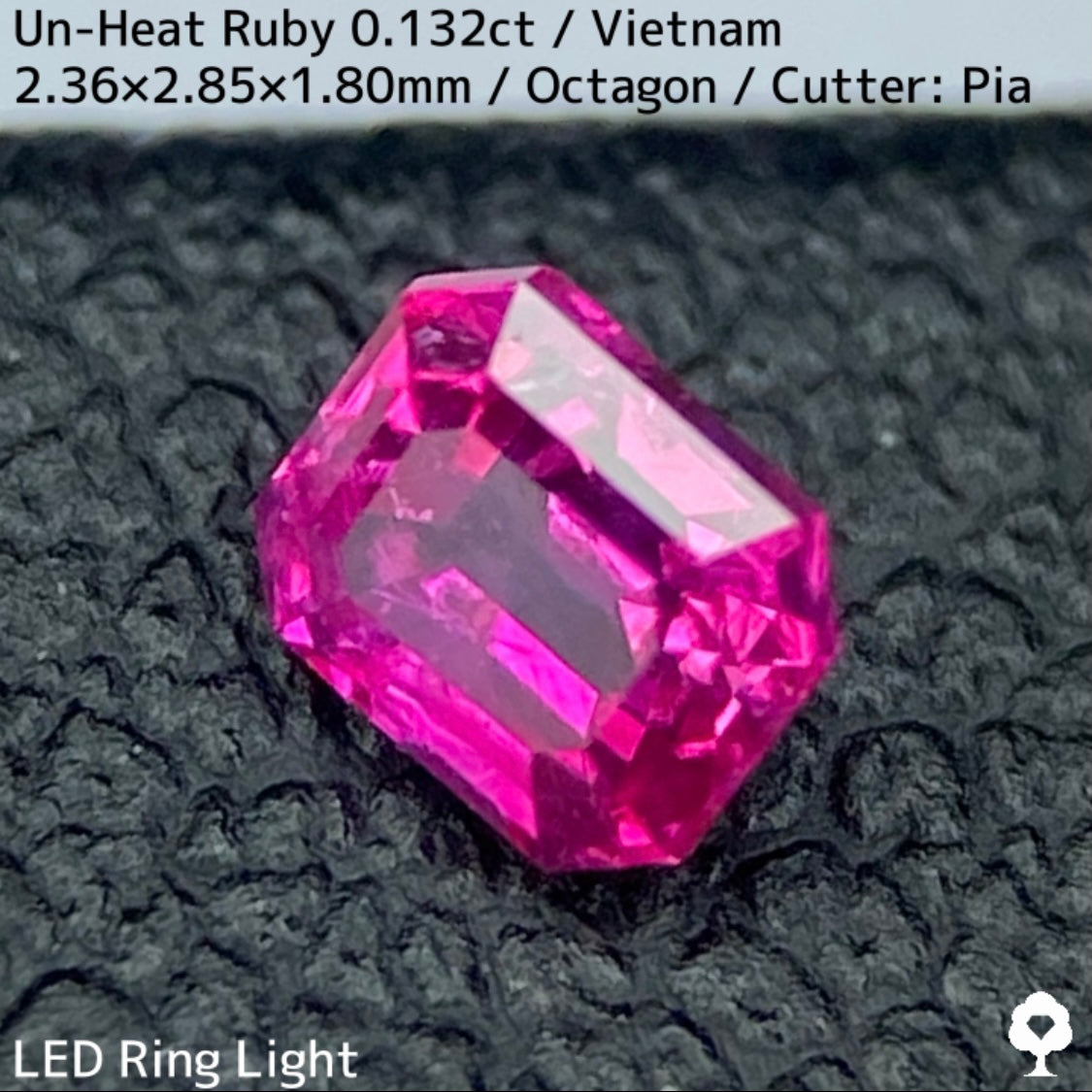 Un-Heat Ruby 0.132ct / Vietnam
