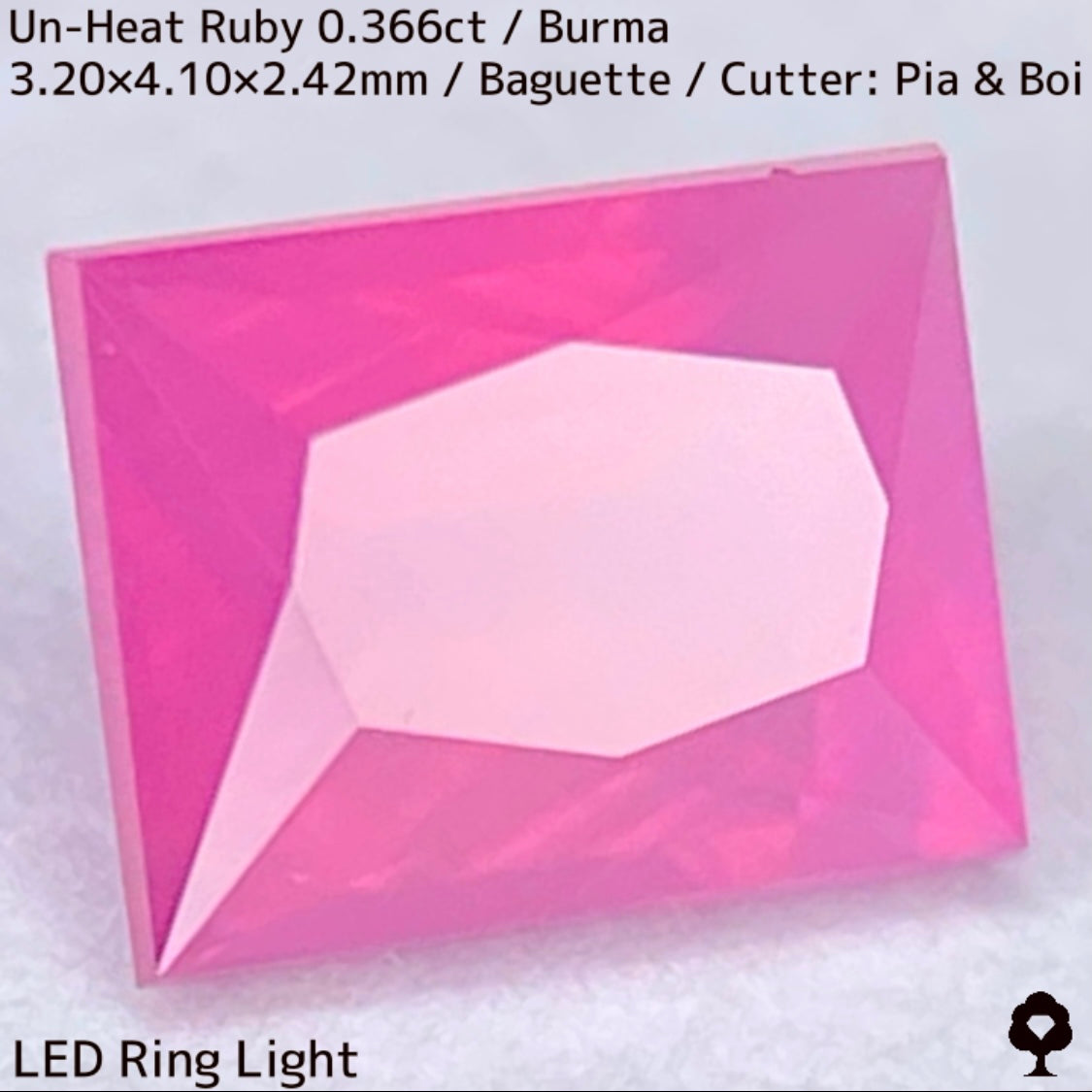 Un-Heat Ruby 0.366ct / Burma