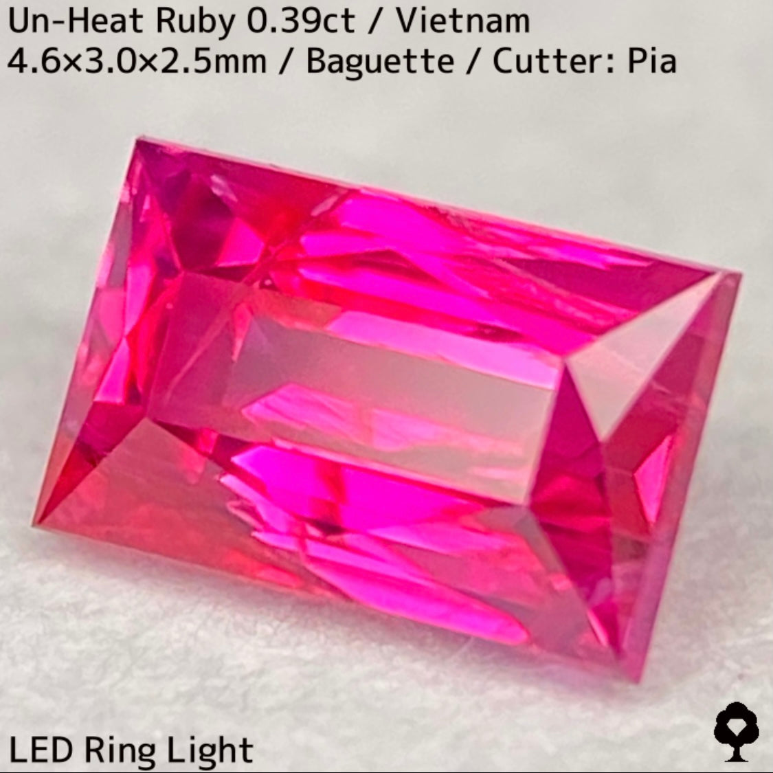 Un-Heat Ruby 0.394ct / Vietnam