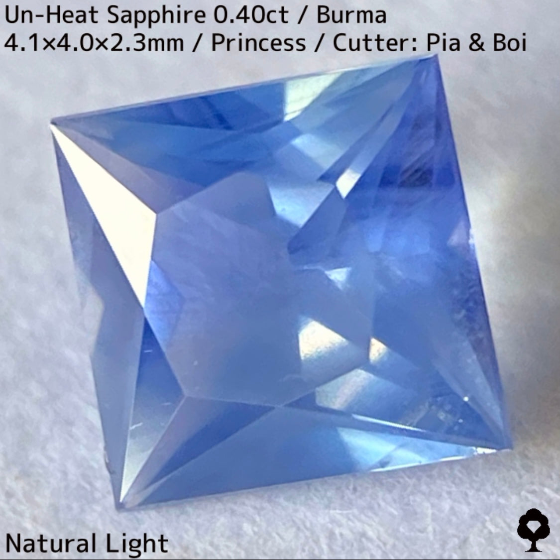 Un-Heat Sapphire 0.406ct / Burma