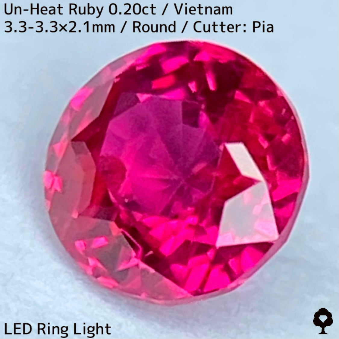 Un-Heat Ruby 0.20ct / Vietnam