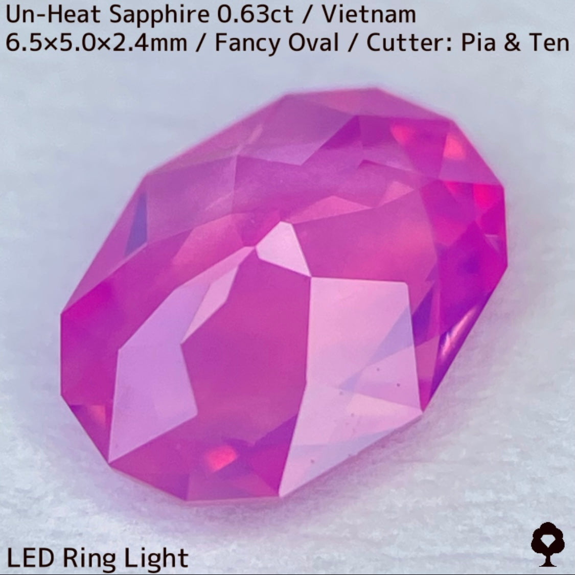 Un-Heat Sapphire 0.63ct / Vietnam