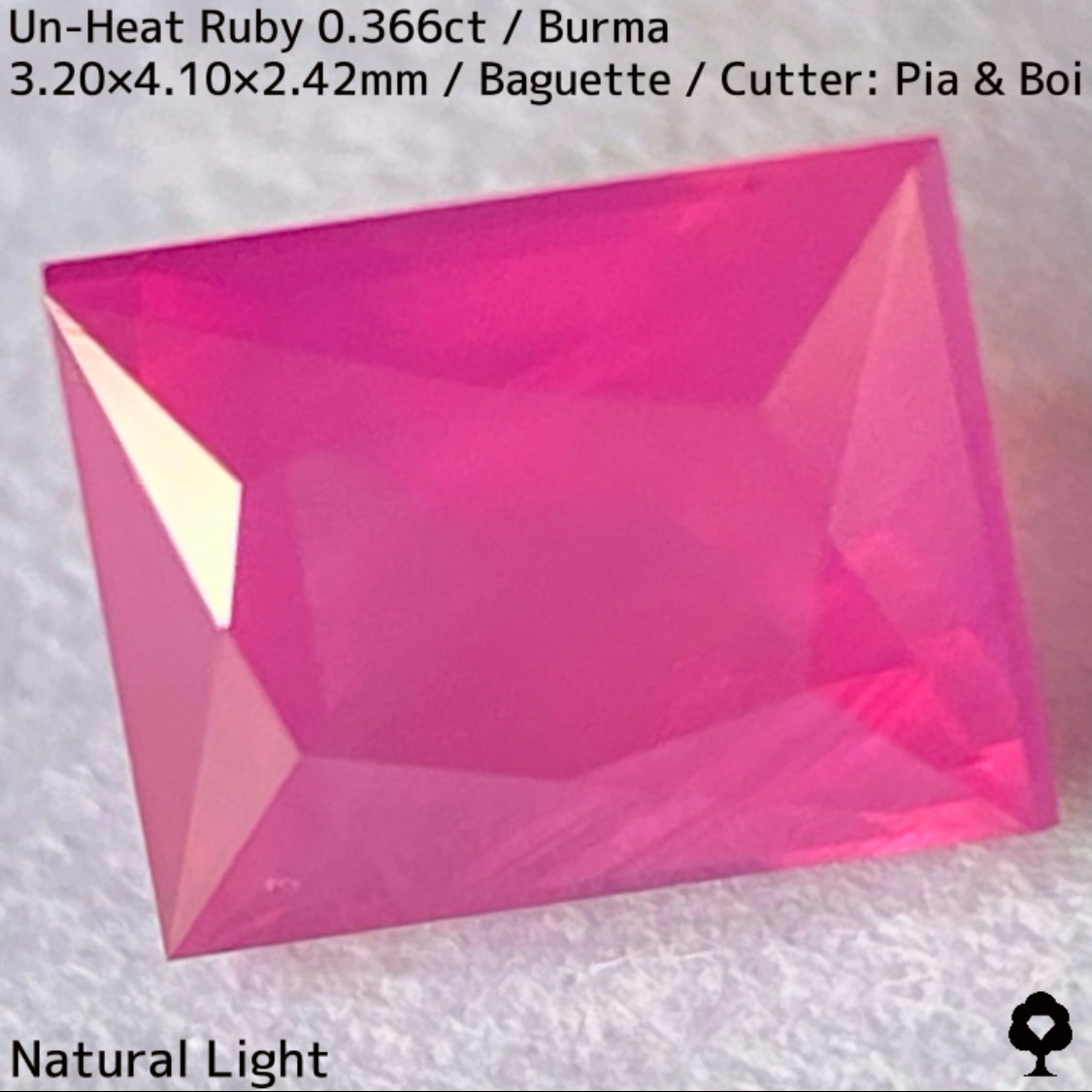 Un-Heat Ruby 0.366ct / Burma