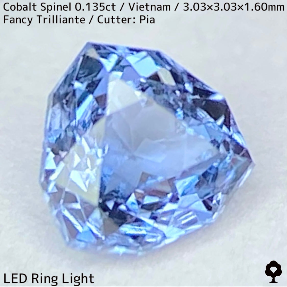 Cobalt Spinel 0.135ct / Vietnam