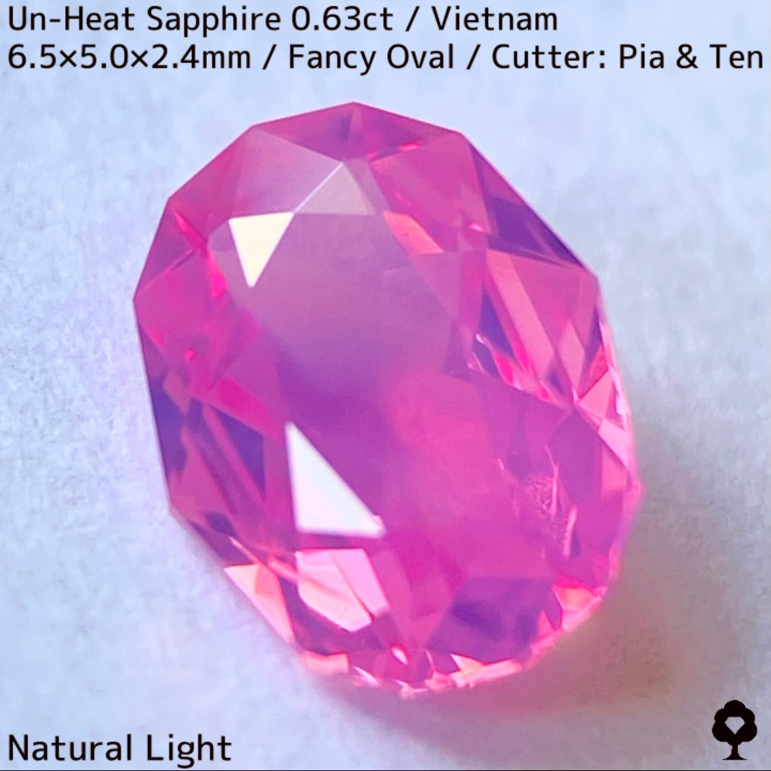 Un-Heat Sapphire 0.63ct / Vietnam