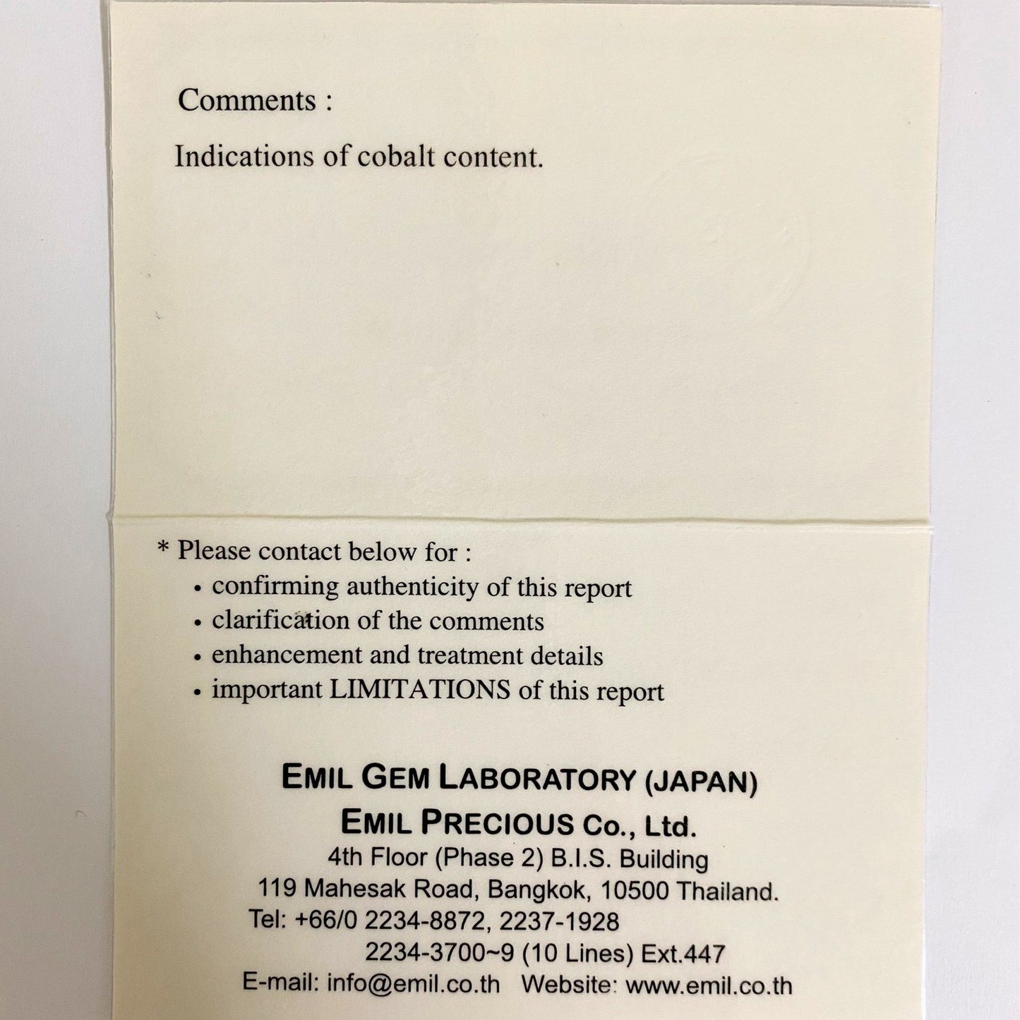 Cobalt Spinel 0.141ct / Vietnam