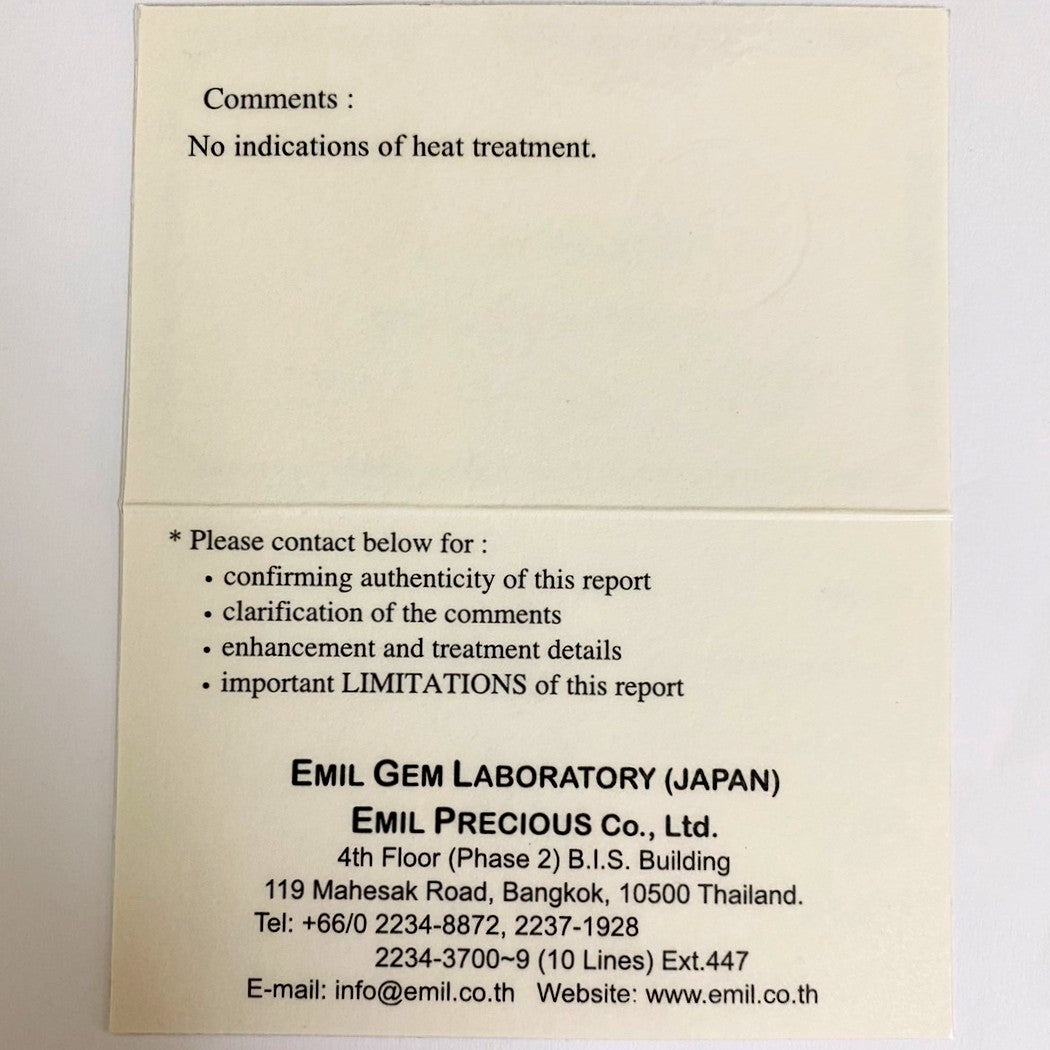 Un-Heat Bluish Green Sapphire 0.861ct / Nigeria