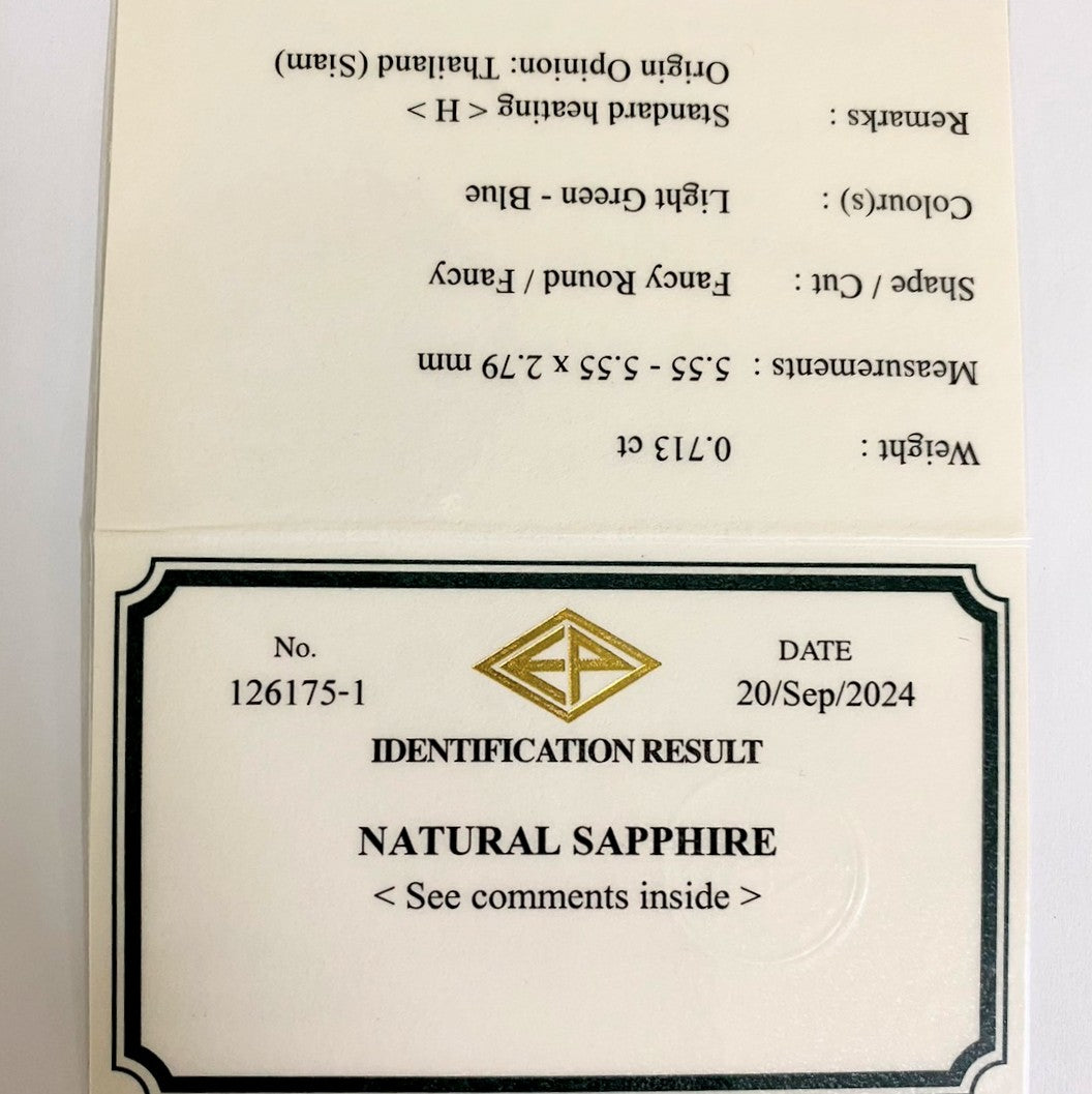 Kanchanaburi Sapphire 0.713ct