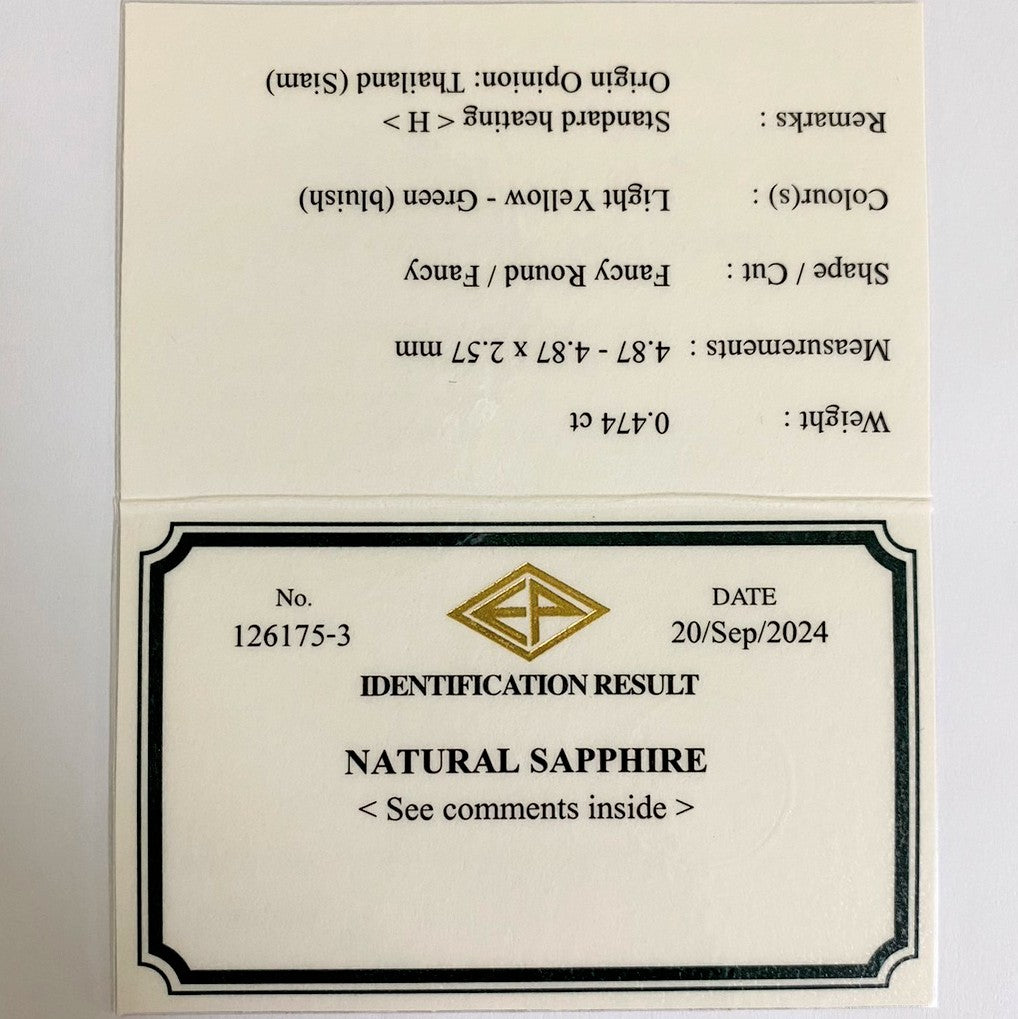 Kanchanaburi Sapphire 0.474ct