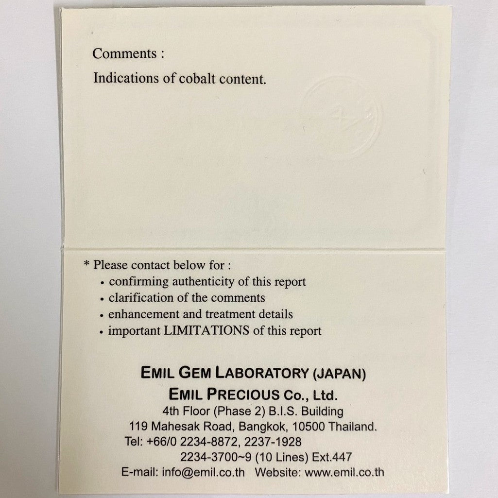 Cobalt Spinel 0.668ct / Tanzania