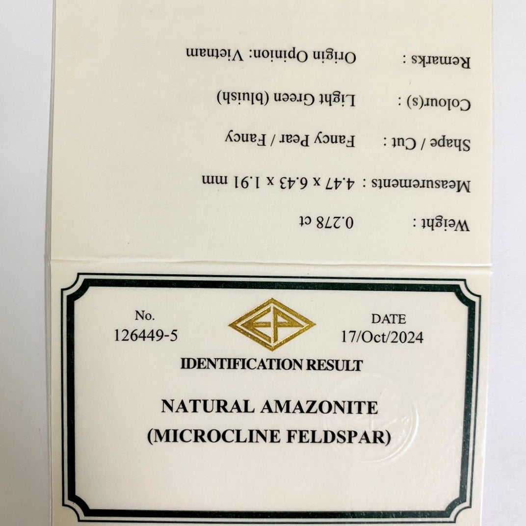 Amazonite 0.278ct / Vietnam