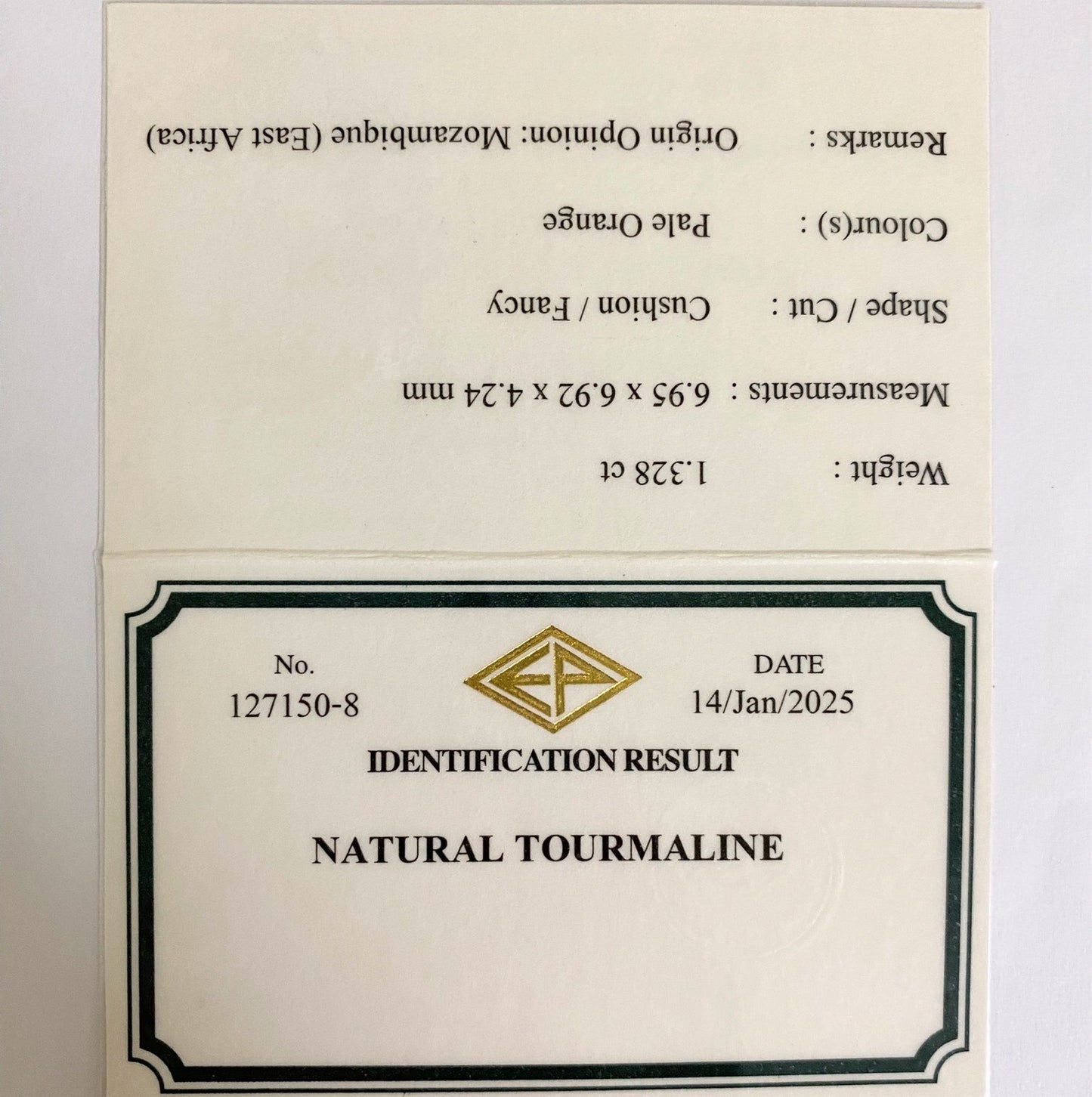 Tourmaline 1.328ct / Mozambique