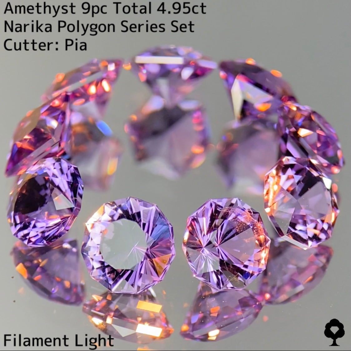 Amethyst Set 4.95ct / Narika collection