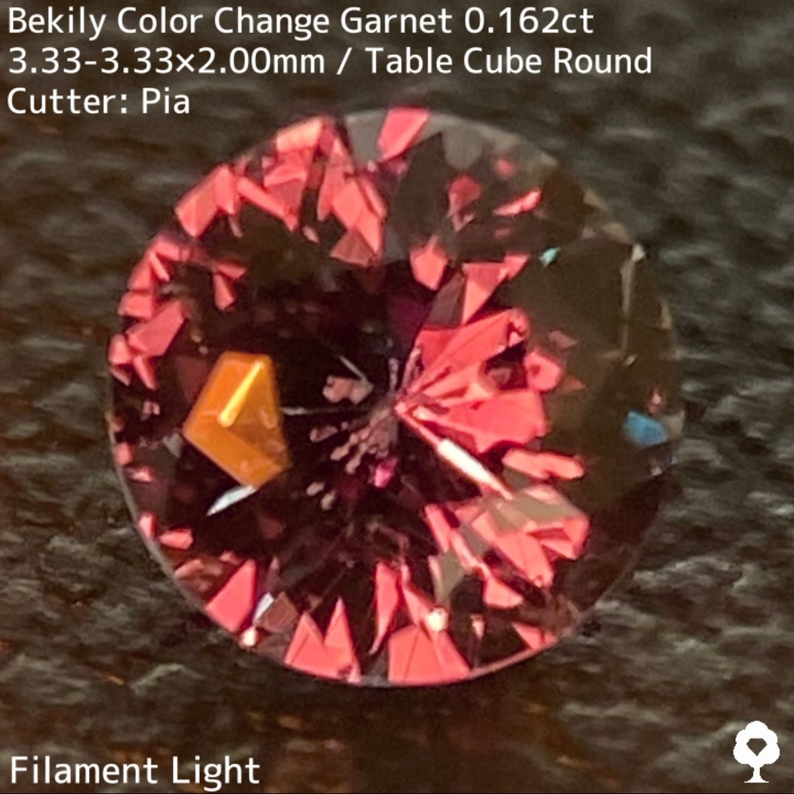 Color Change Garnet 0.162ct / Bekily(Madagascar)