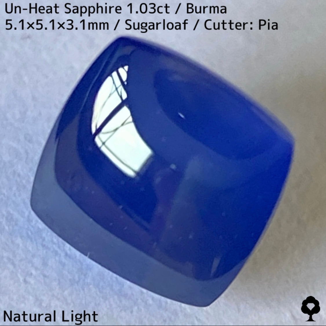 Un-Heat Sapphire 1.03ct / Burma