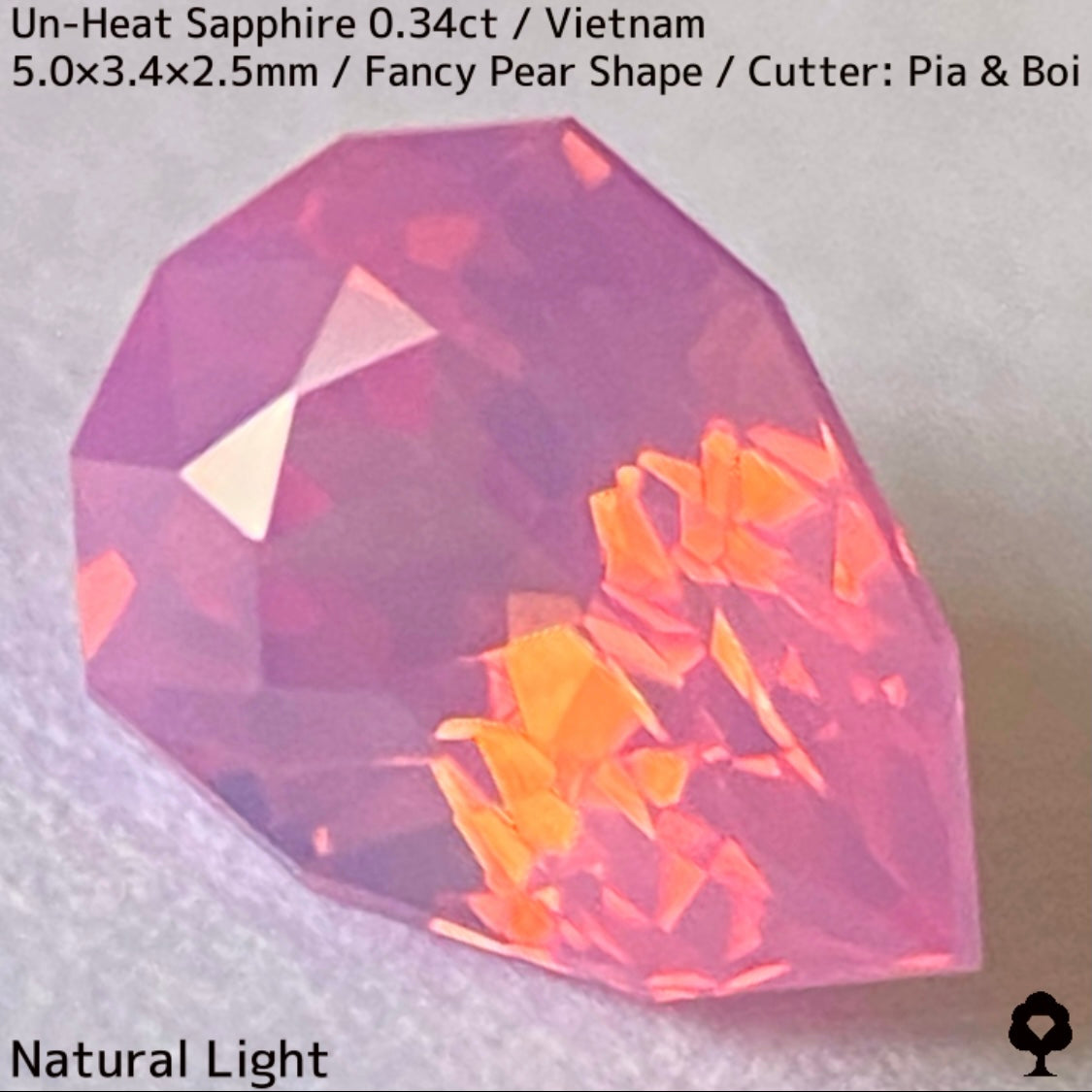Un-Heat Sapphire 0.34ct / Vietnam