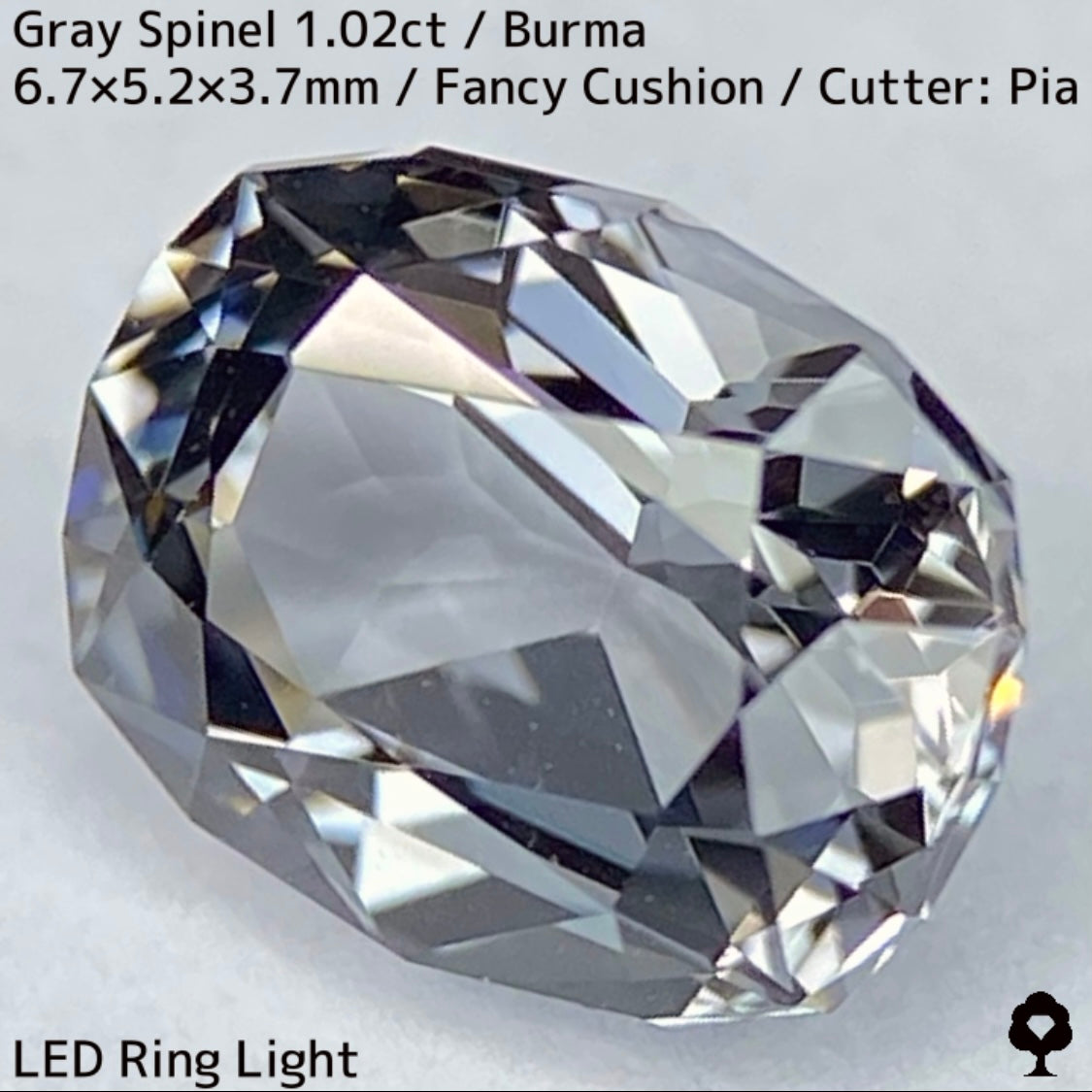 Grey Spinel 1.024ct / Burma