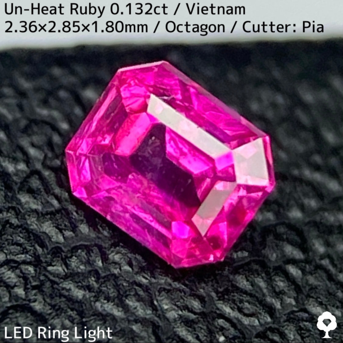 Un-Heat Ruby 0.132ct / Vietnam