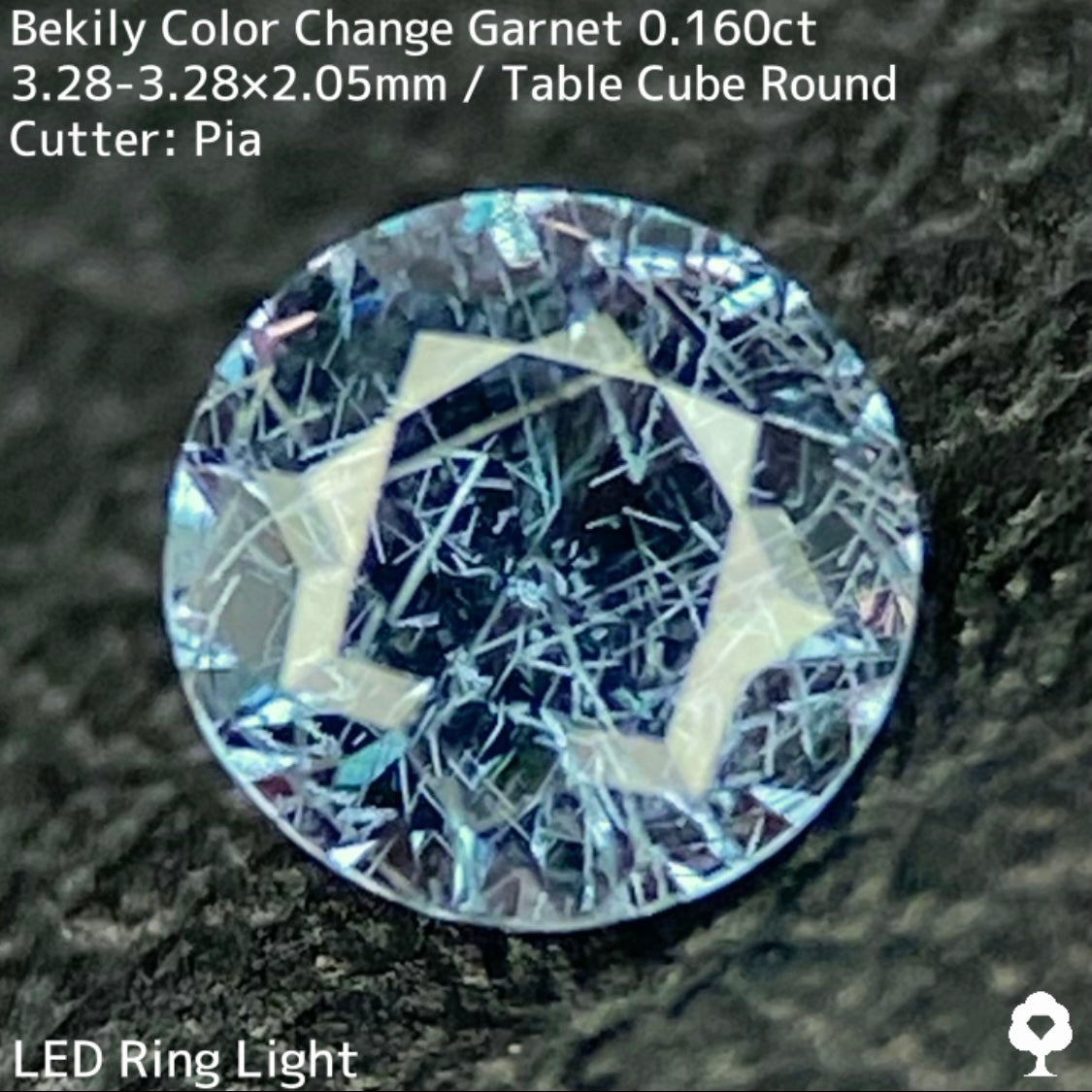 Color Change Garnet 0.160ct / Bekily(Madagascar)