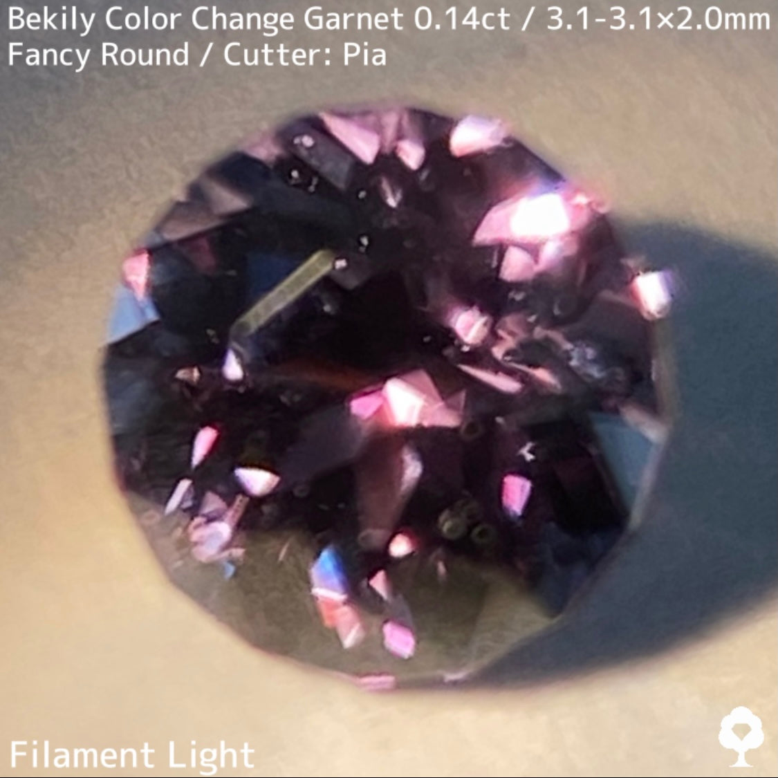 Color Change Garnet 0.14ct / Bekily(Madagascar)
