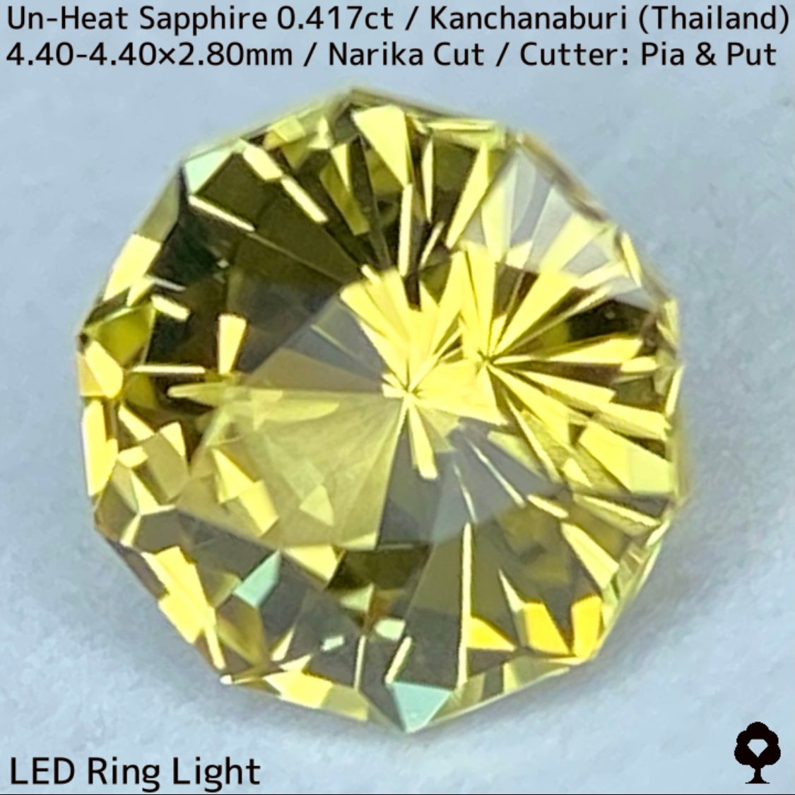 Un-heat Sapphire 0.417ct / kanchanaburi