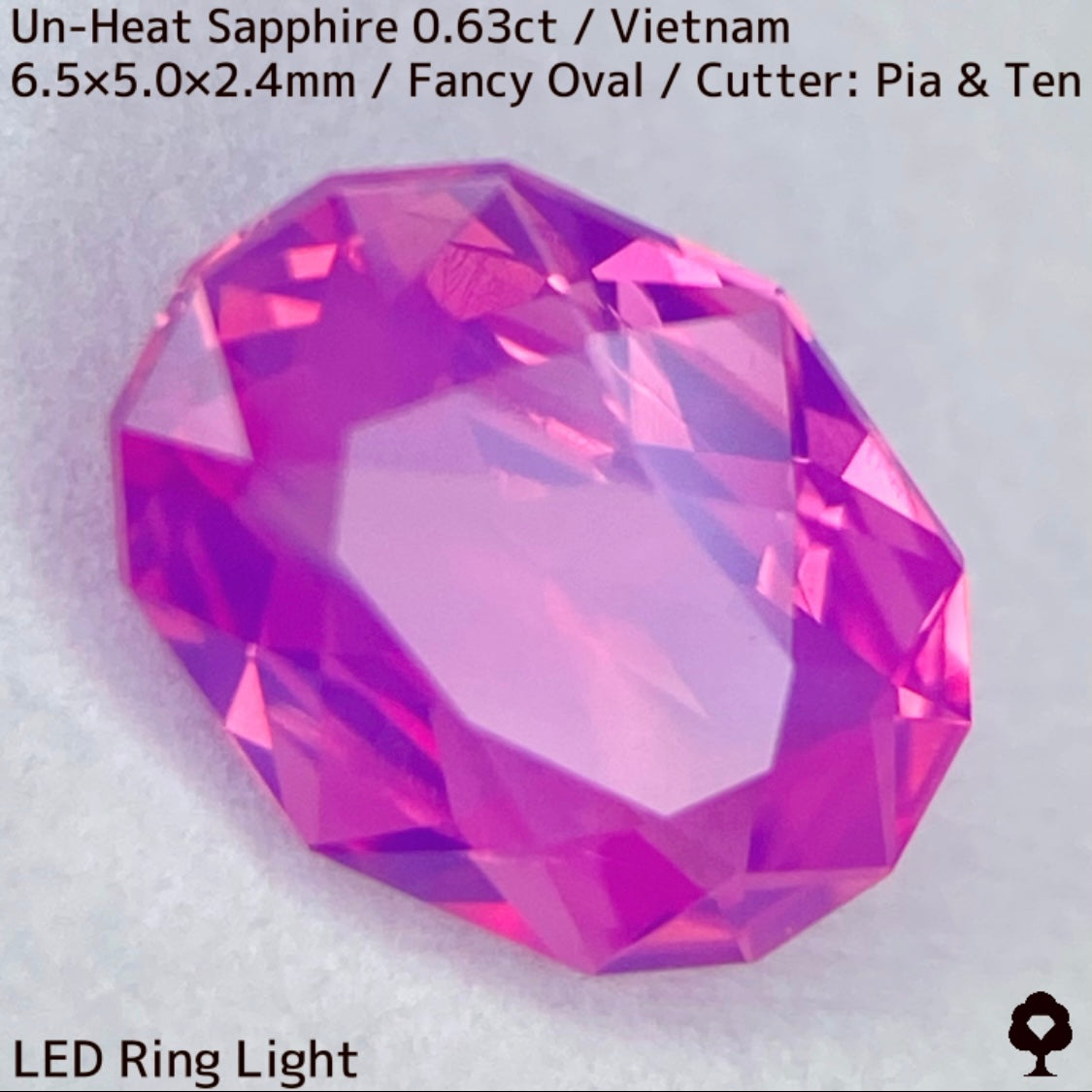 Un-Heat Sapphire 0.63ct / Vietnam