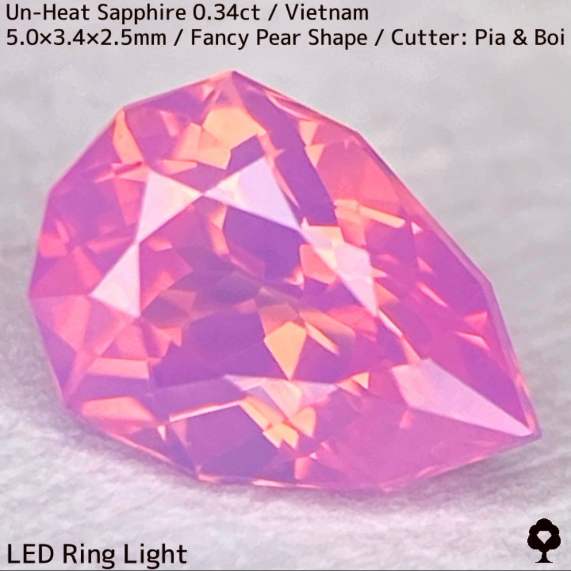 Un-Heat Sapphire 0.34ct / Vietnam