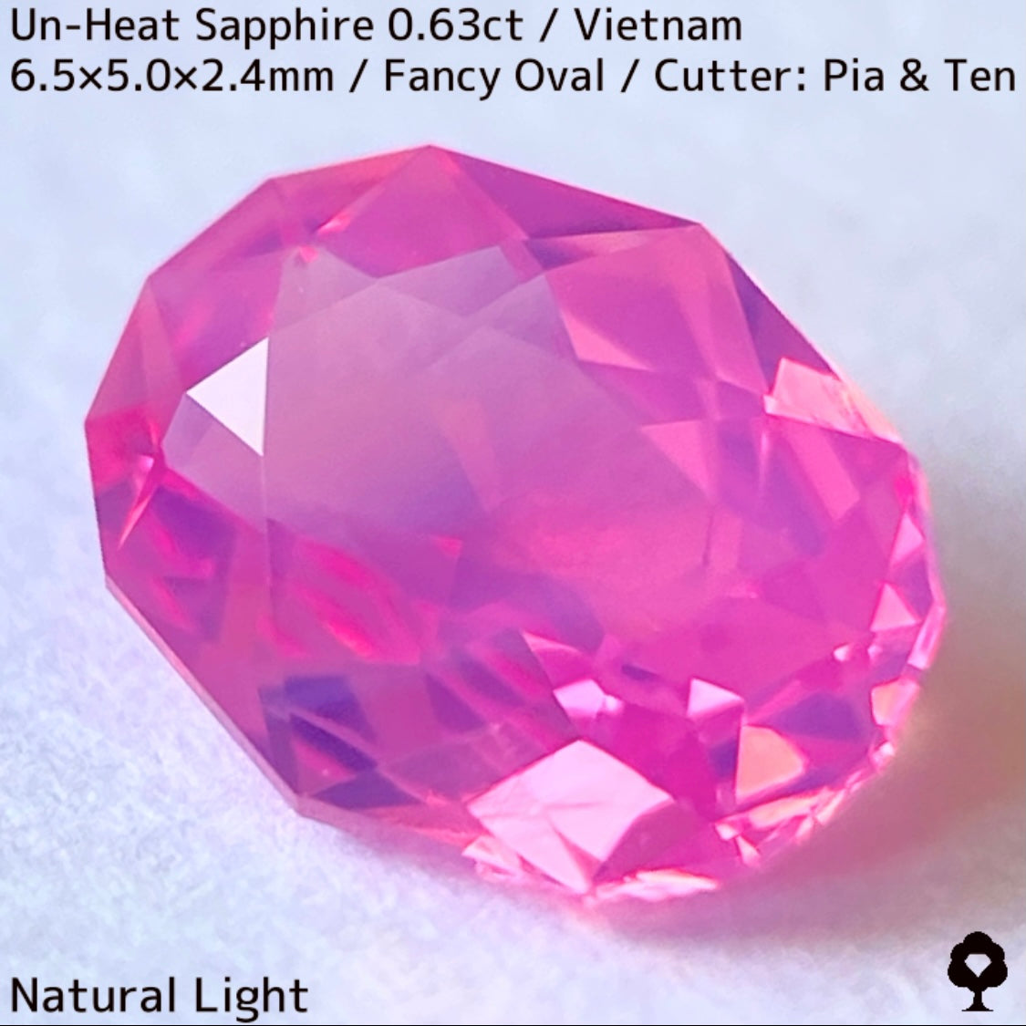 Un-Heat Sapphire 0.63ct / Vietnam