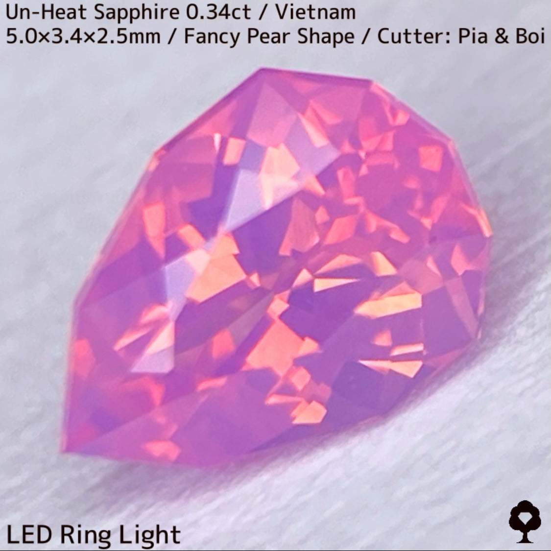 Un-Heat Sapphire 0.34ct / Vietnam