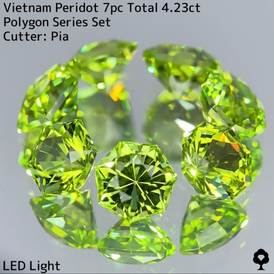 Peridot 7P 4.23ct / Vietnam / Narika collection