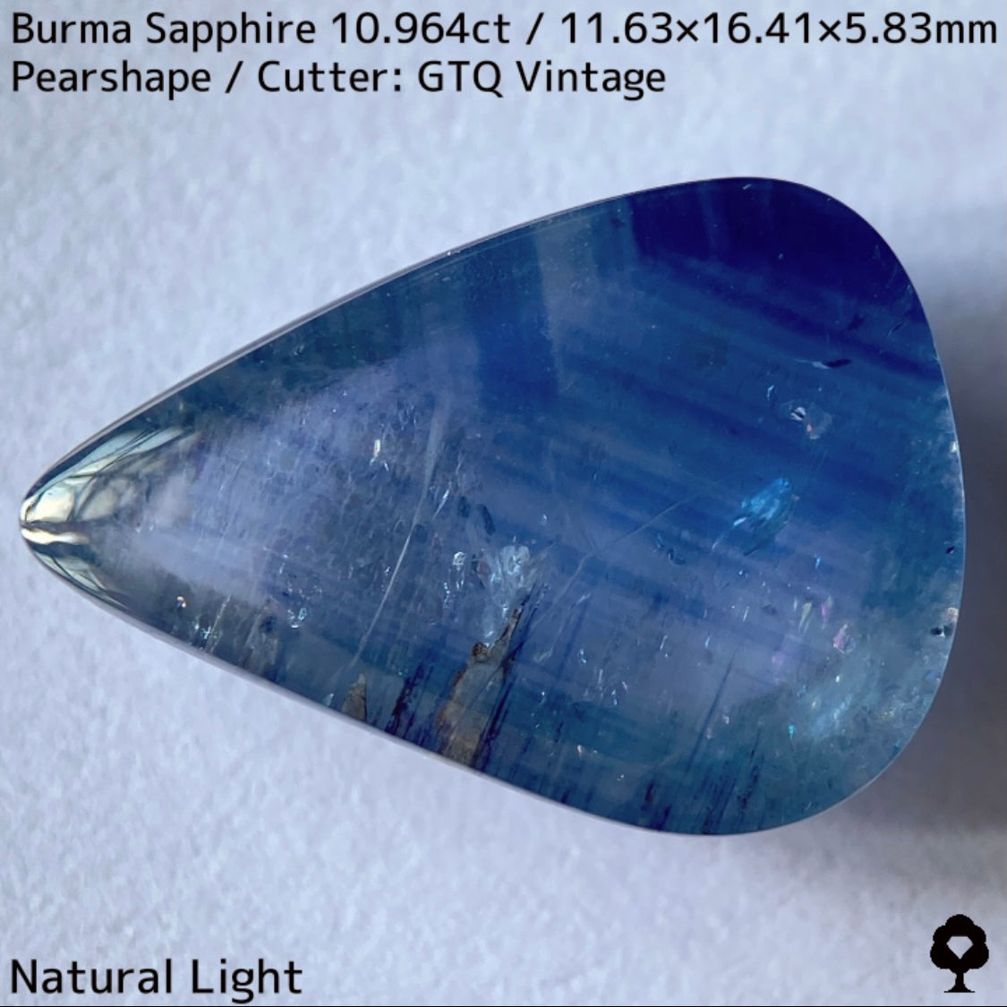 Sapphire 10.964ct / Burma / Cabochon