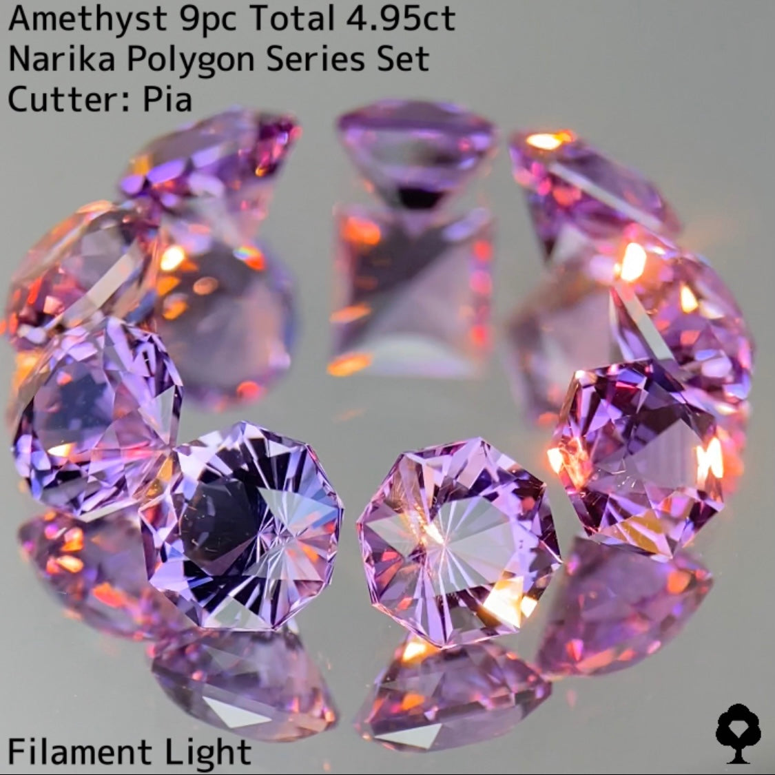 Amethyst Set 4.95ct / Narika collection