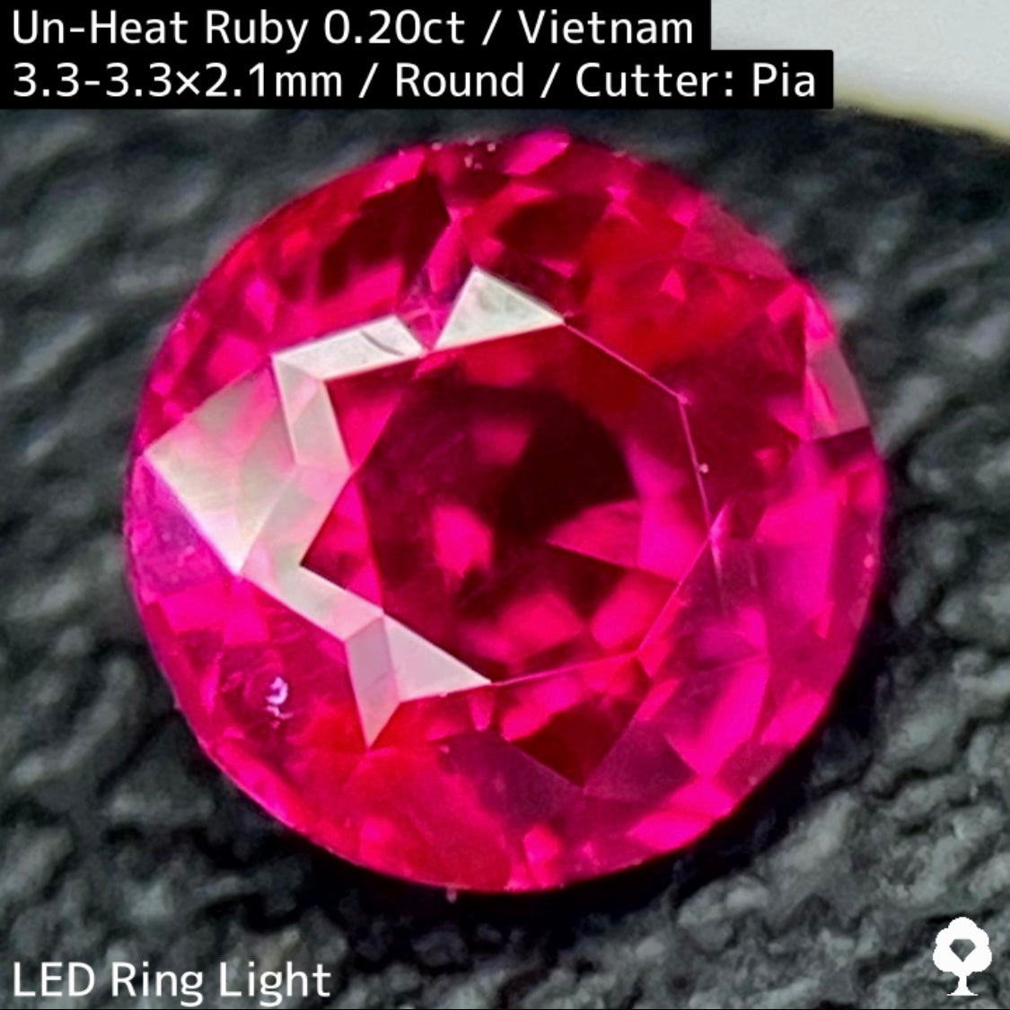 Un-Heat Ruby 0.20ct / Vietnam