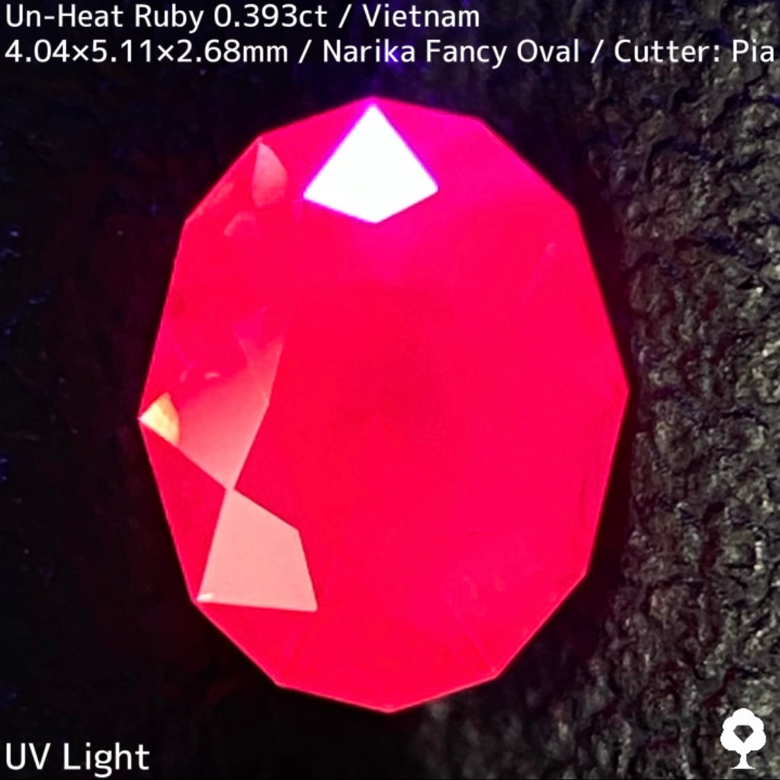 Un-Heat Ruby 0.393ct / Vietnam