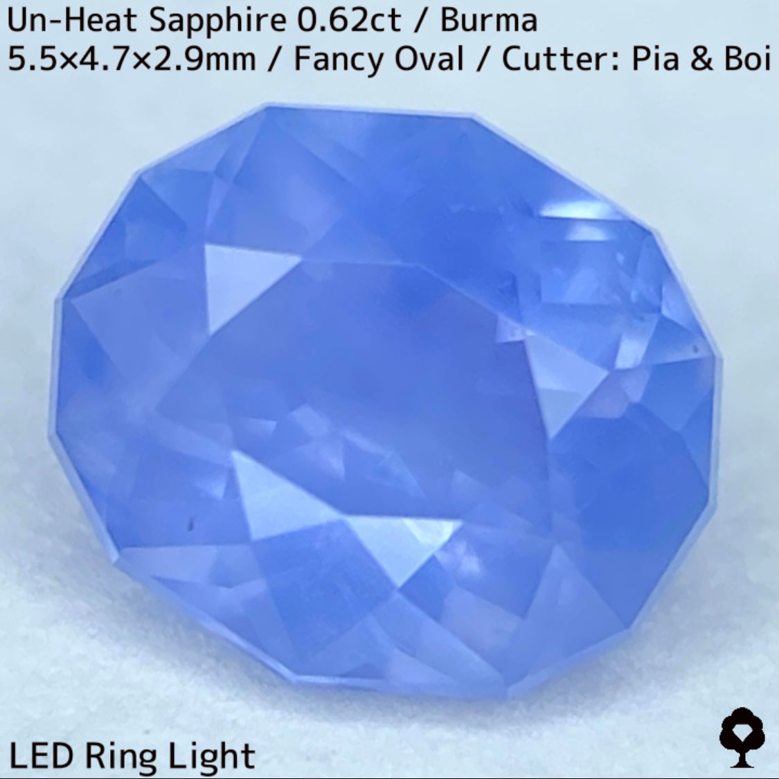 Burmese unheated sapphire 0.62ct★★