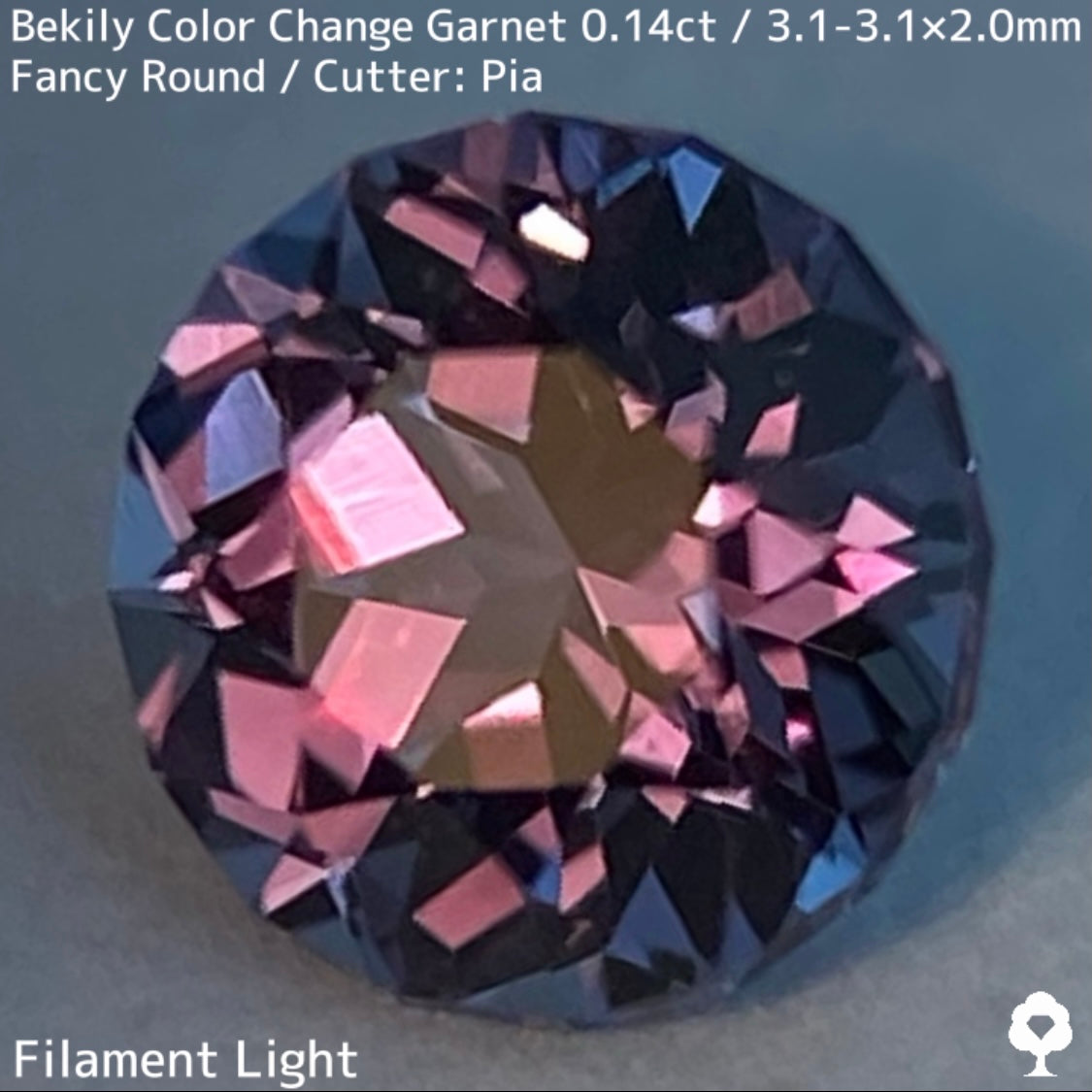 Color Change Garnet 0.14ct / Bekily(Madagascar)