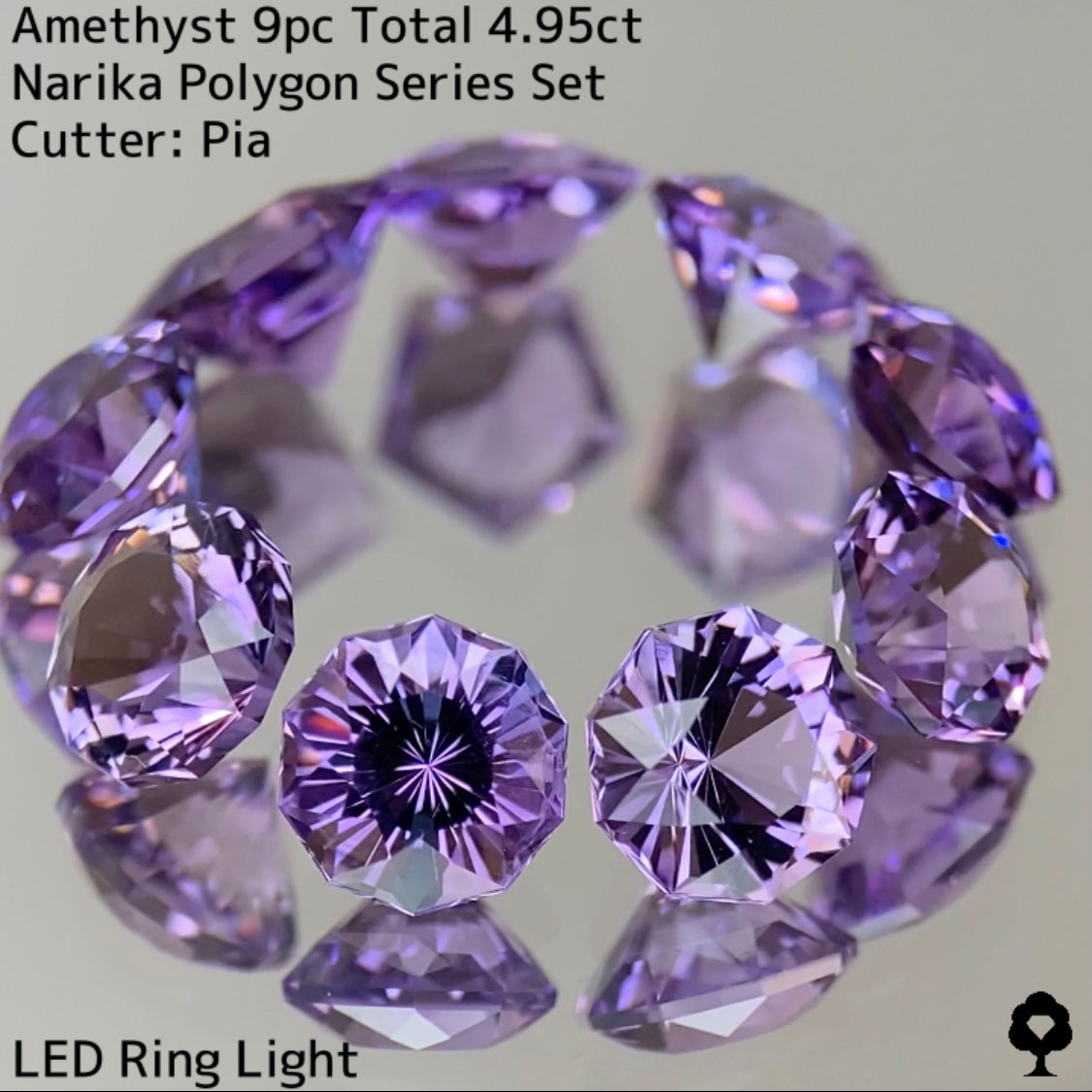 Amethyst Set 4.95ct / Narika collection