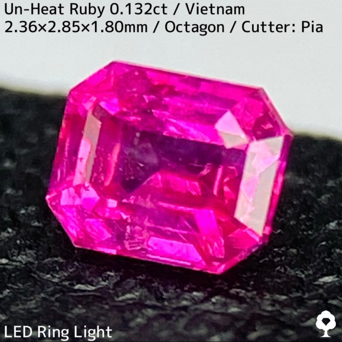 Un-Heat Ruby 0.132ct / Vietnam