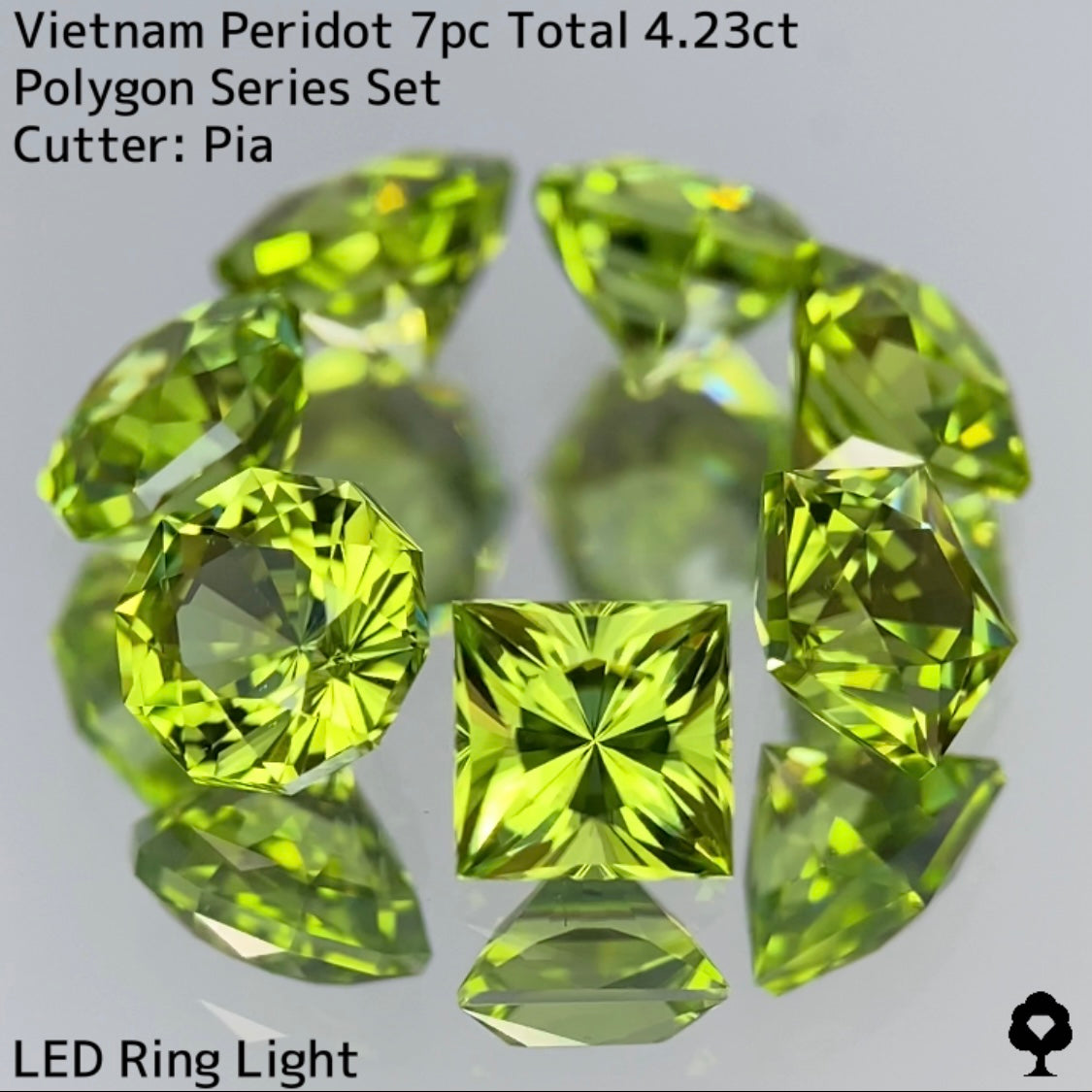 Peridot 7P 4.23ct / Vietnam / Narika collection