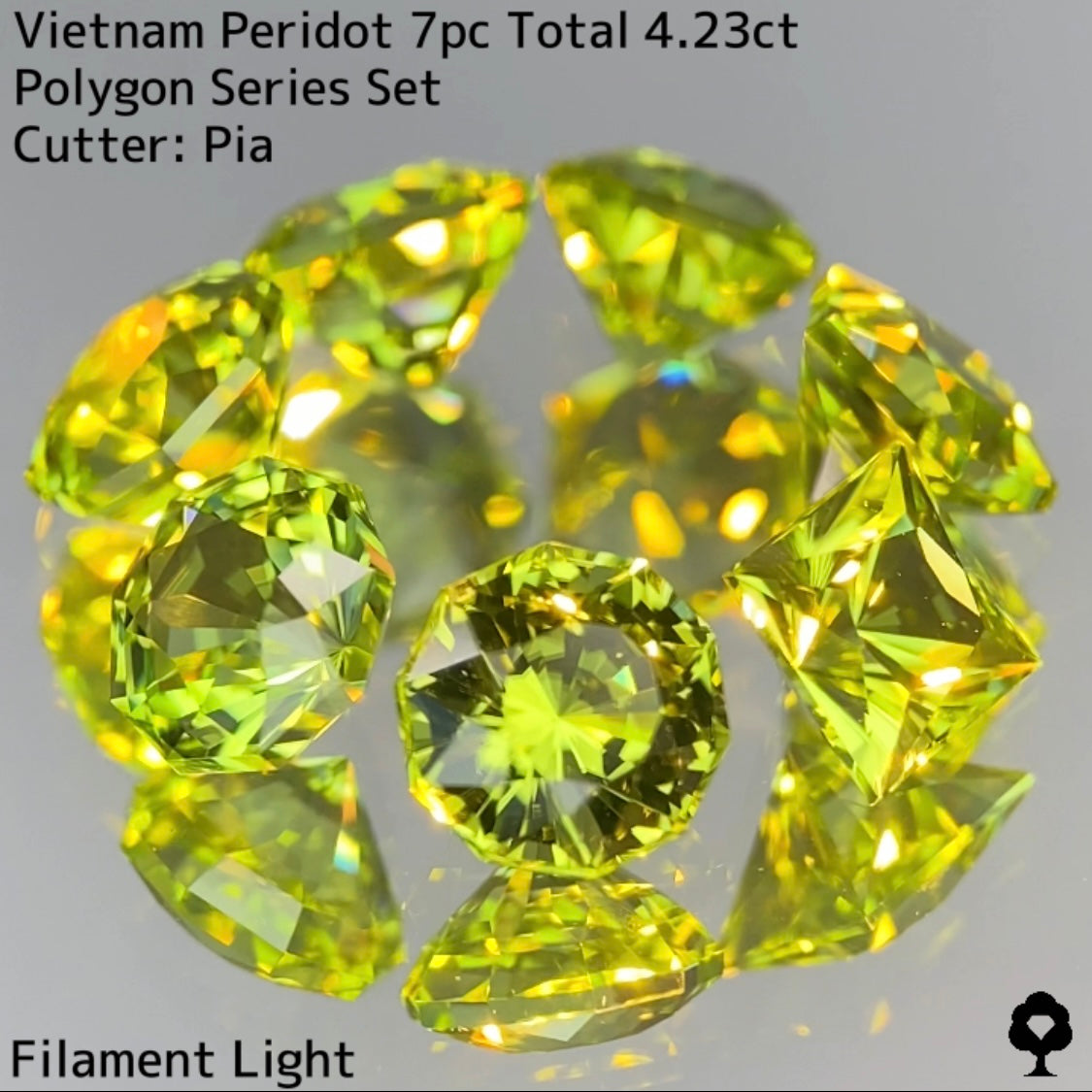 Peridot 7P 4.23ct / Vietnam / Narika collection