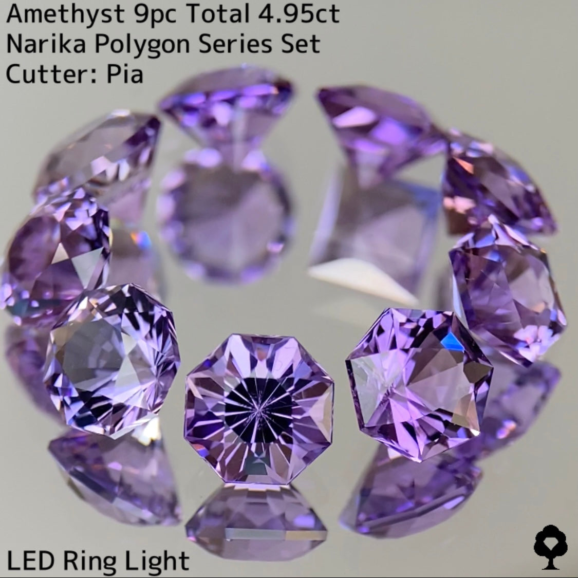 Amethyst Set 4.95ct / Narika collection