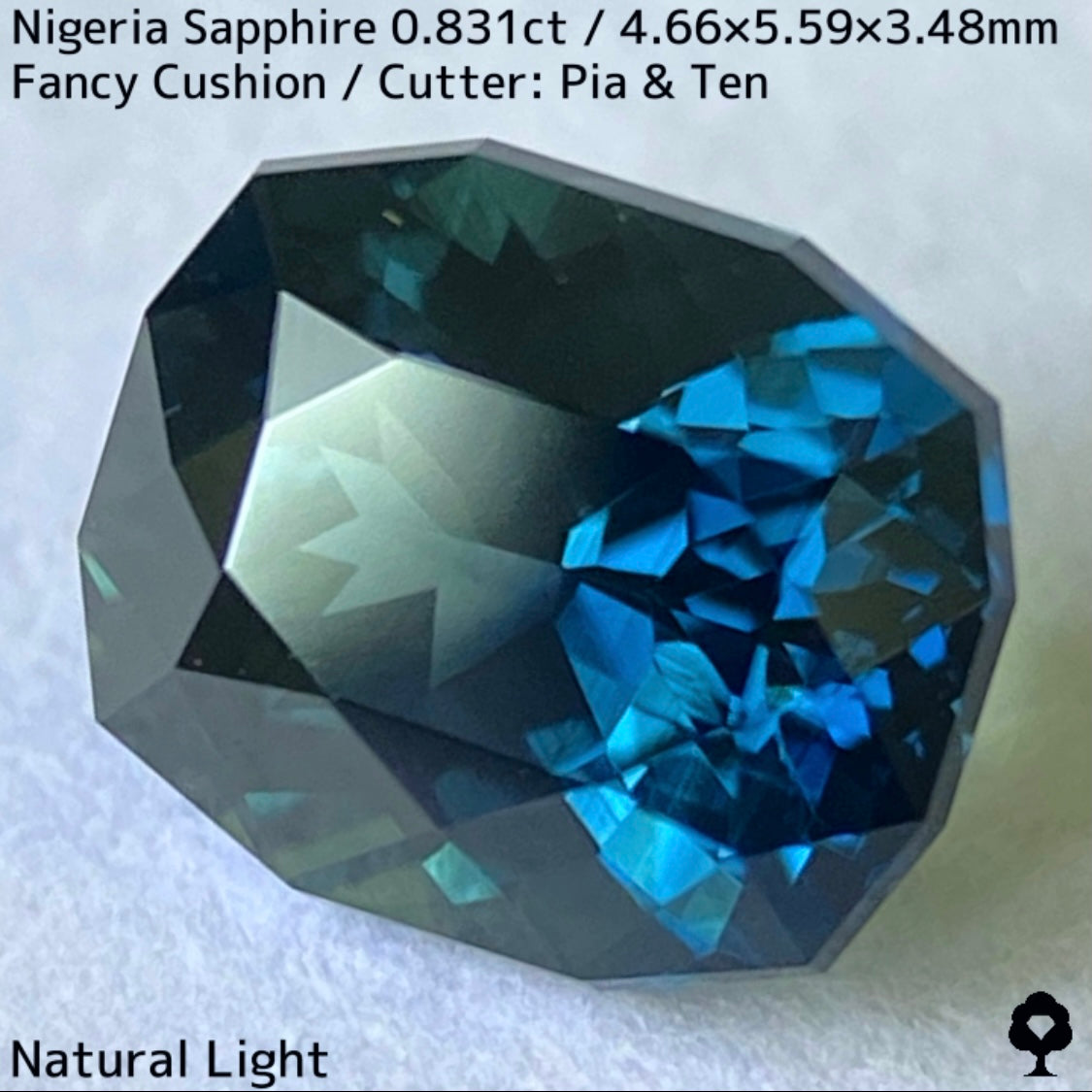 Un-Heat Sapphire 0.831ct / Nigeria
