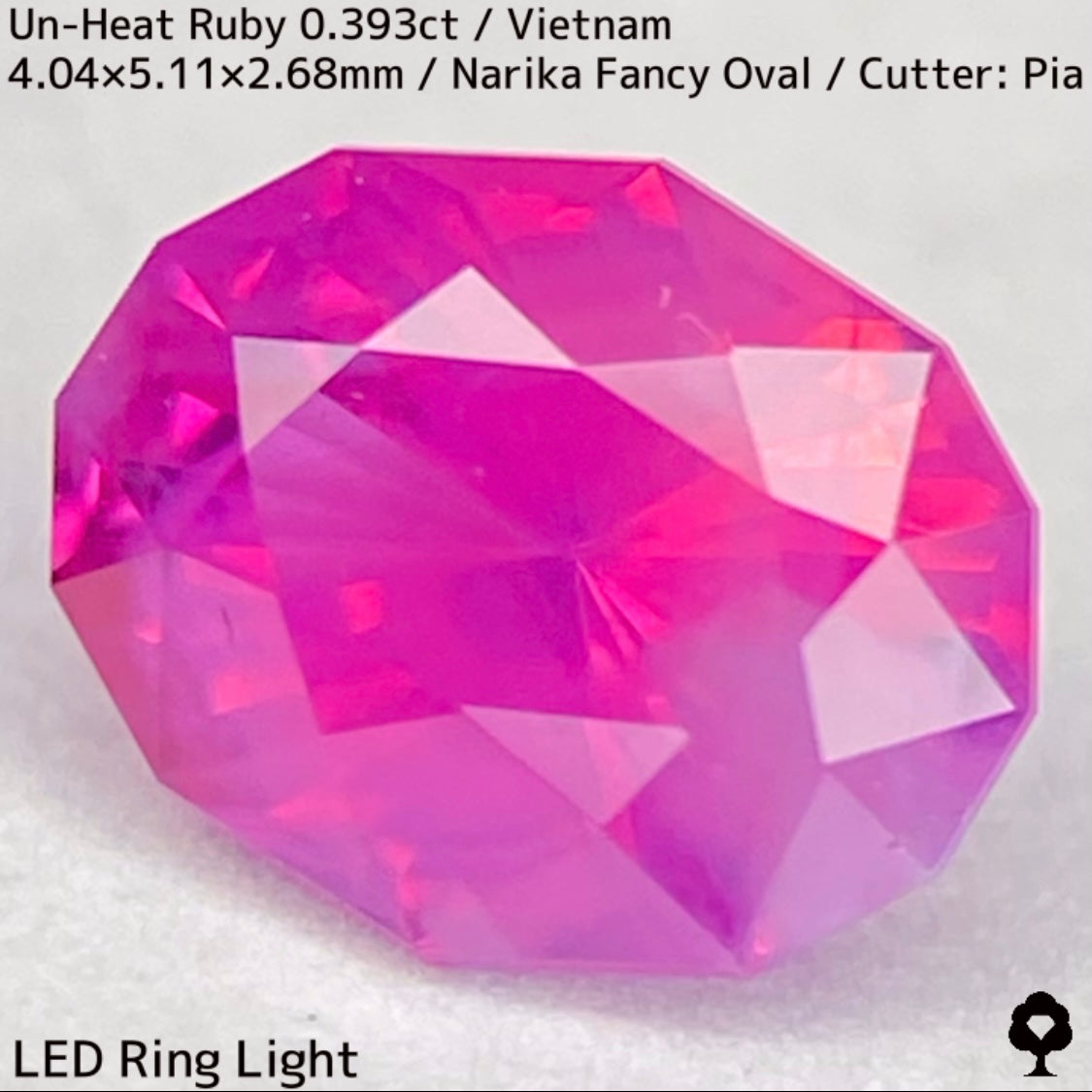 Un-Heat Ruby 0.393ct / Vietnam