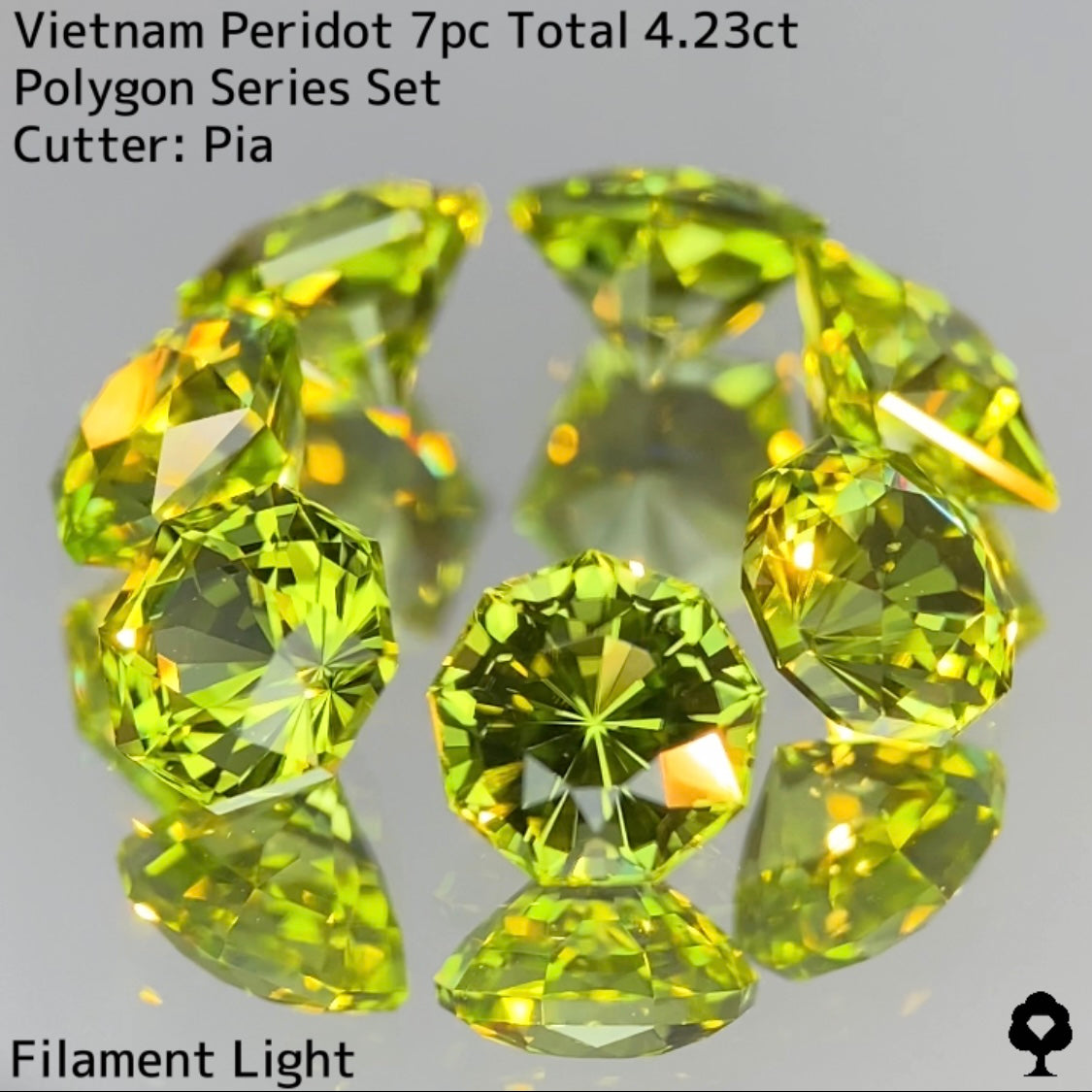 Peridot 7P 4.23ct / Vietnam / Narika collection
