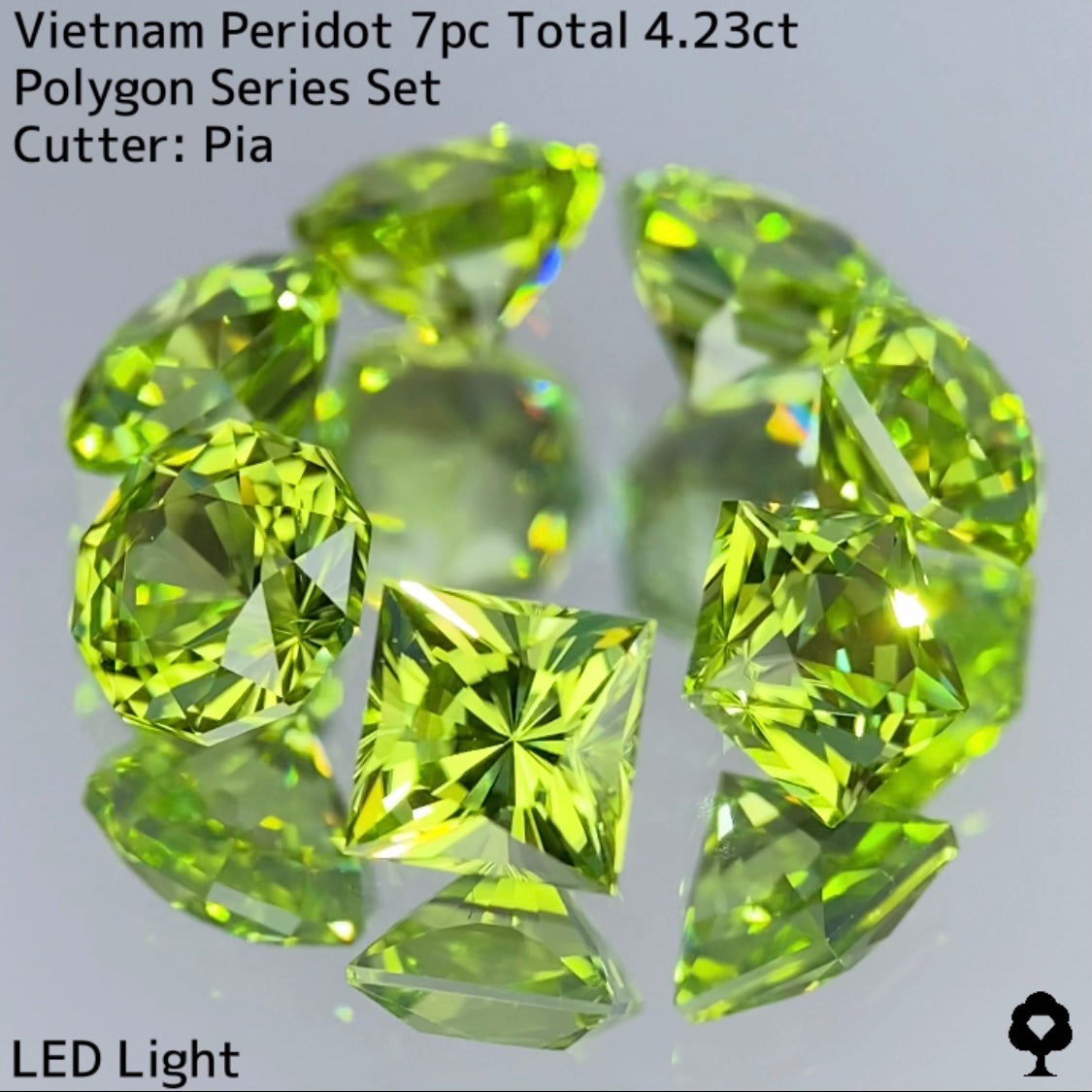 Peridot 7P 4.23ct / Vietnam / Narika collection