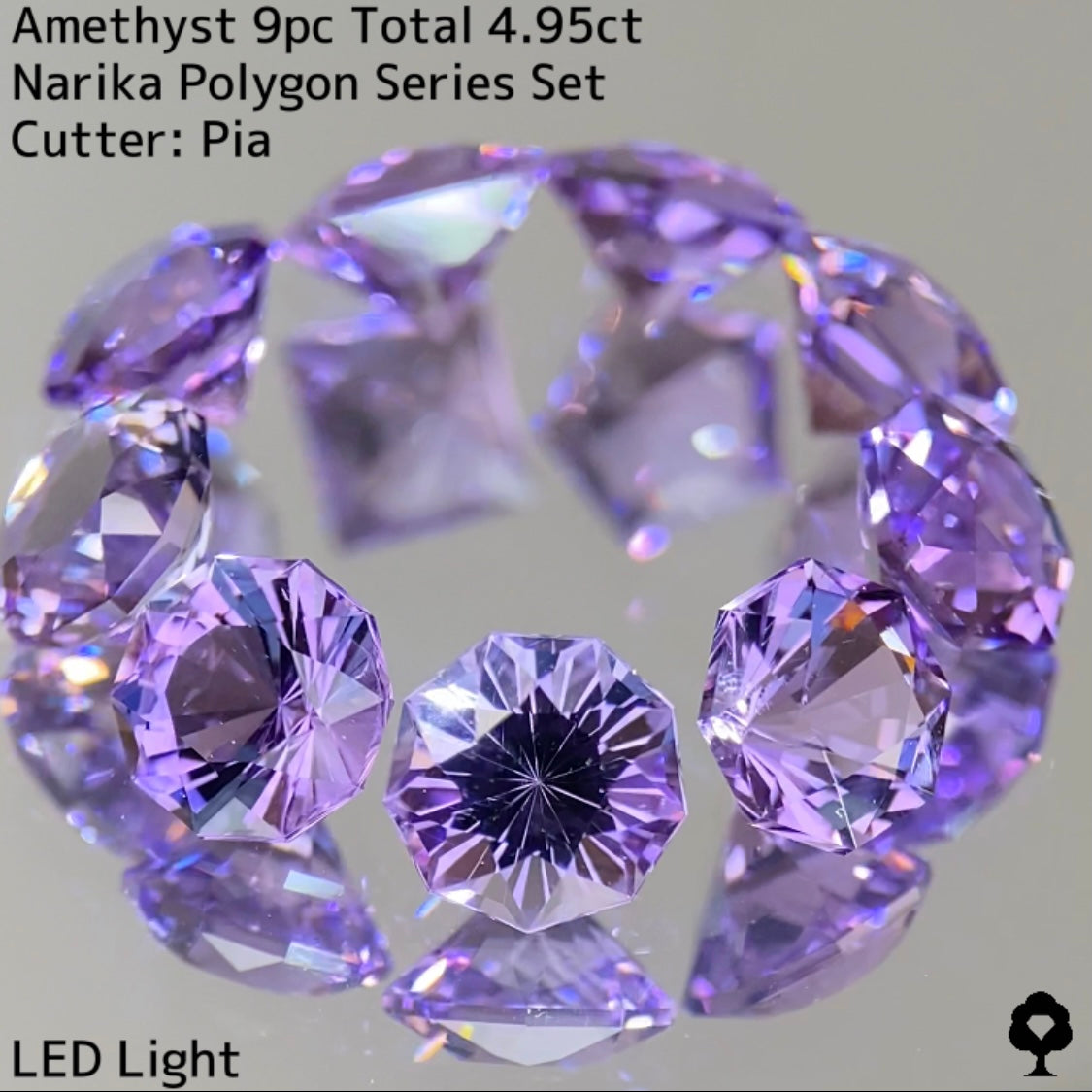 Amethyst Set 4.95ct / Narika collection