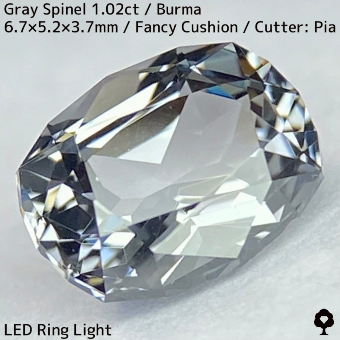Grey Spinel 1.024ct / Burma